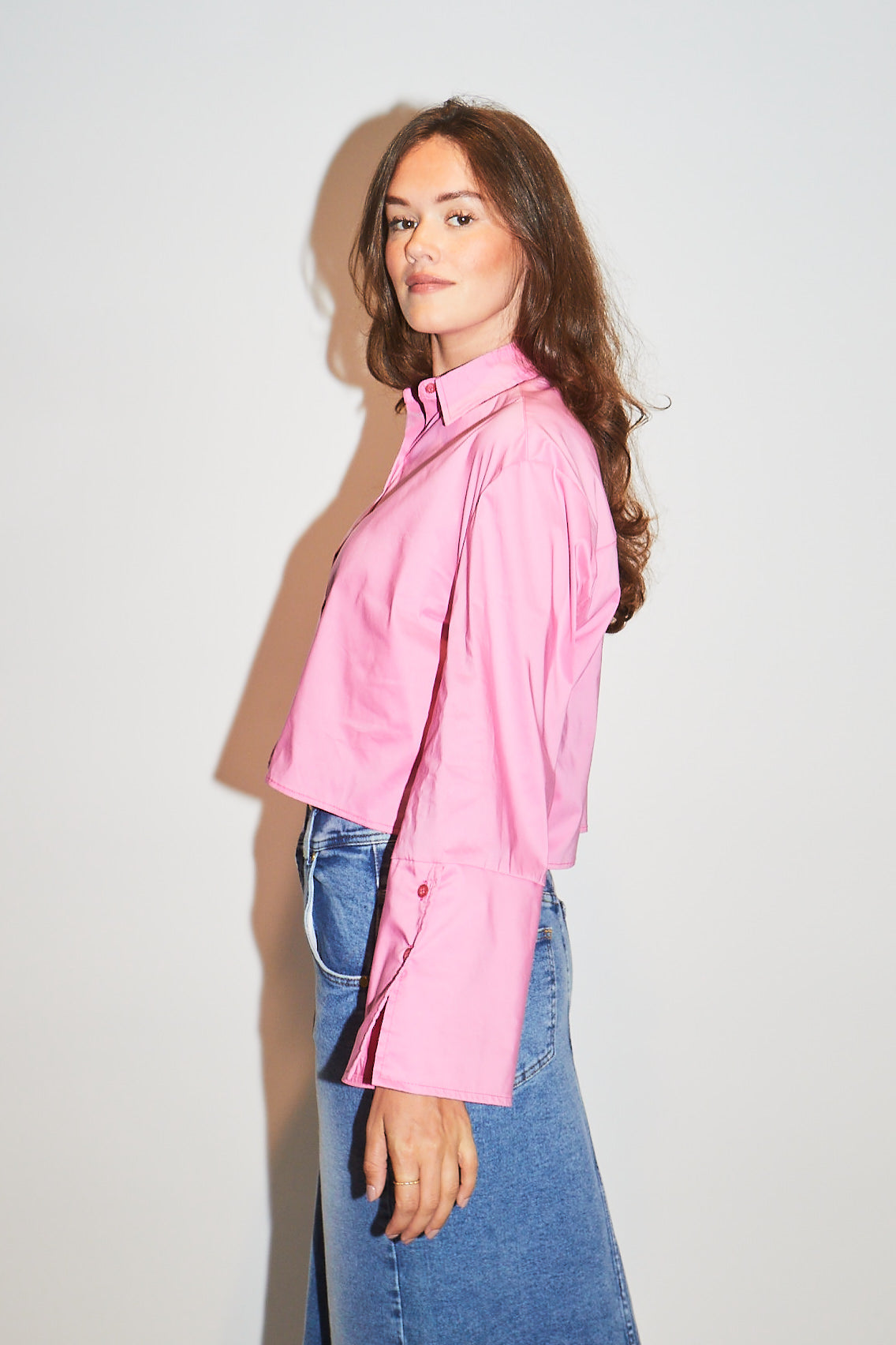 RE/BORN Antwerp Adriana blouse/ top Candy Pink