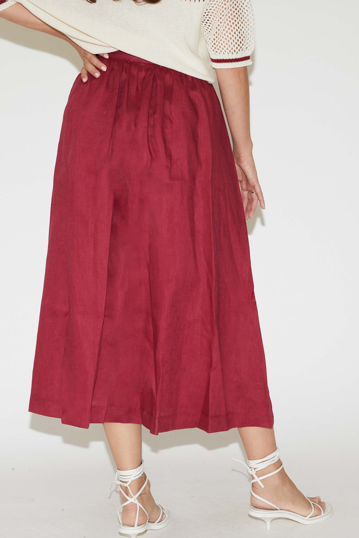 RE/BORN Antwerp Ange skirt Vino