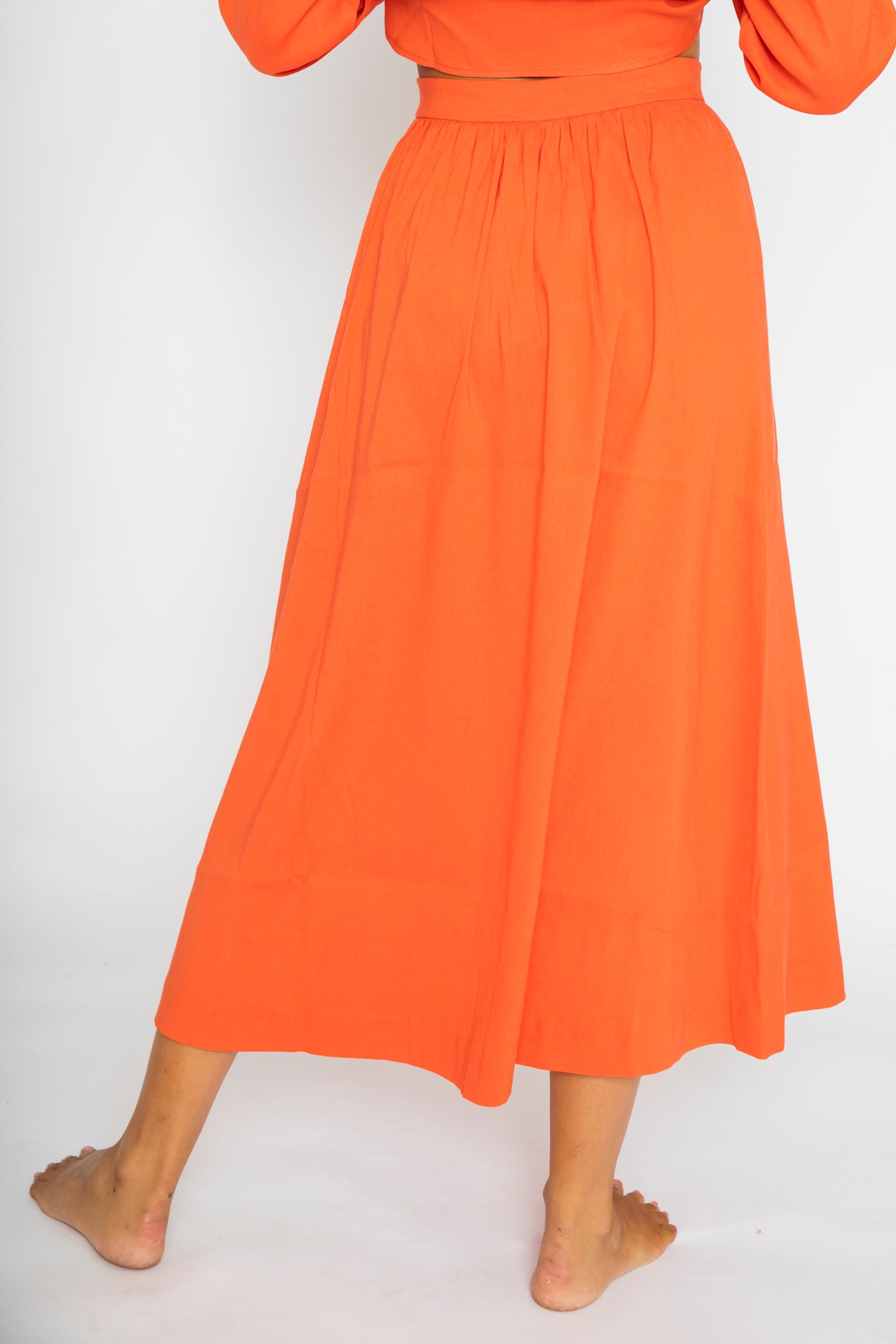 RE/BORN Antwerp Angele skirt Orange