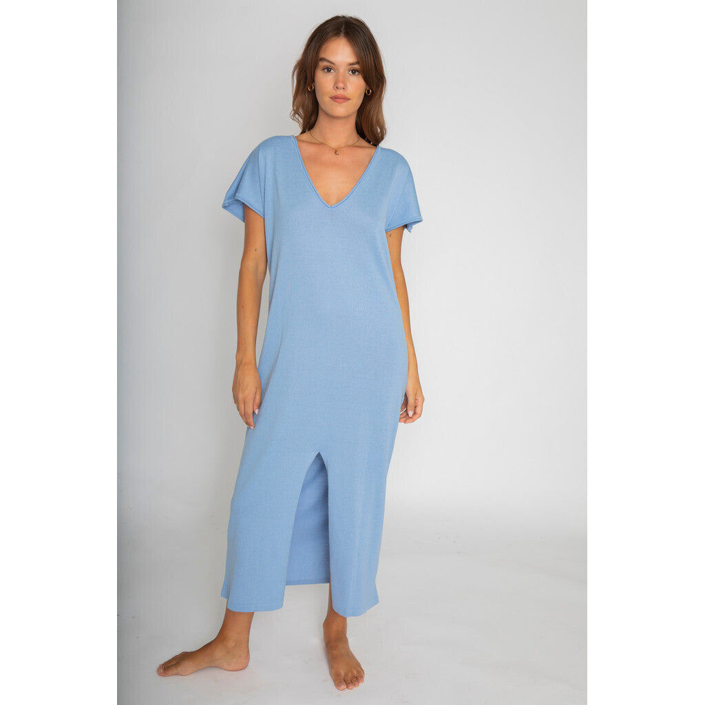 RE/BORN Antwerp Ava dress Cloud Blue