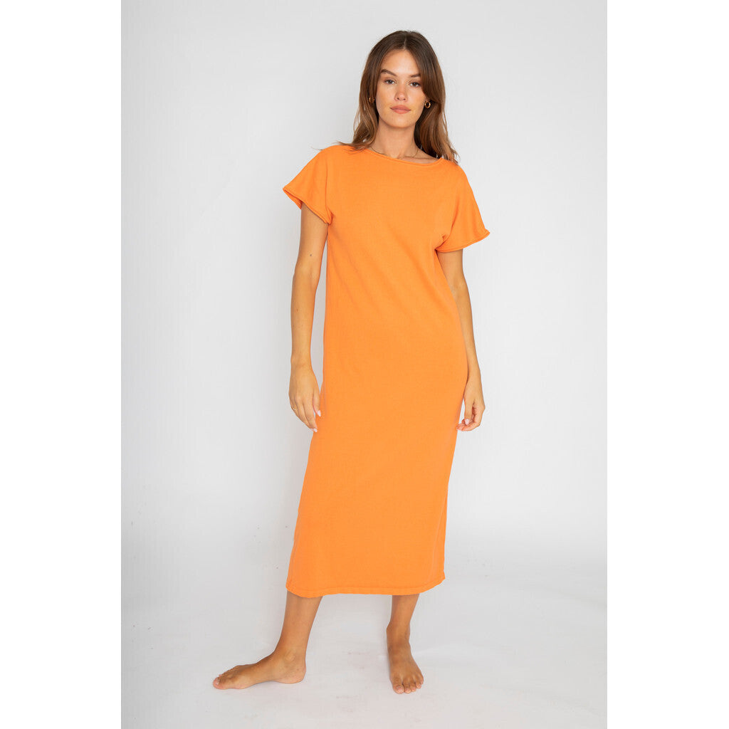 RE/BORN Antwerp Ava dress Sunset Orange