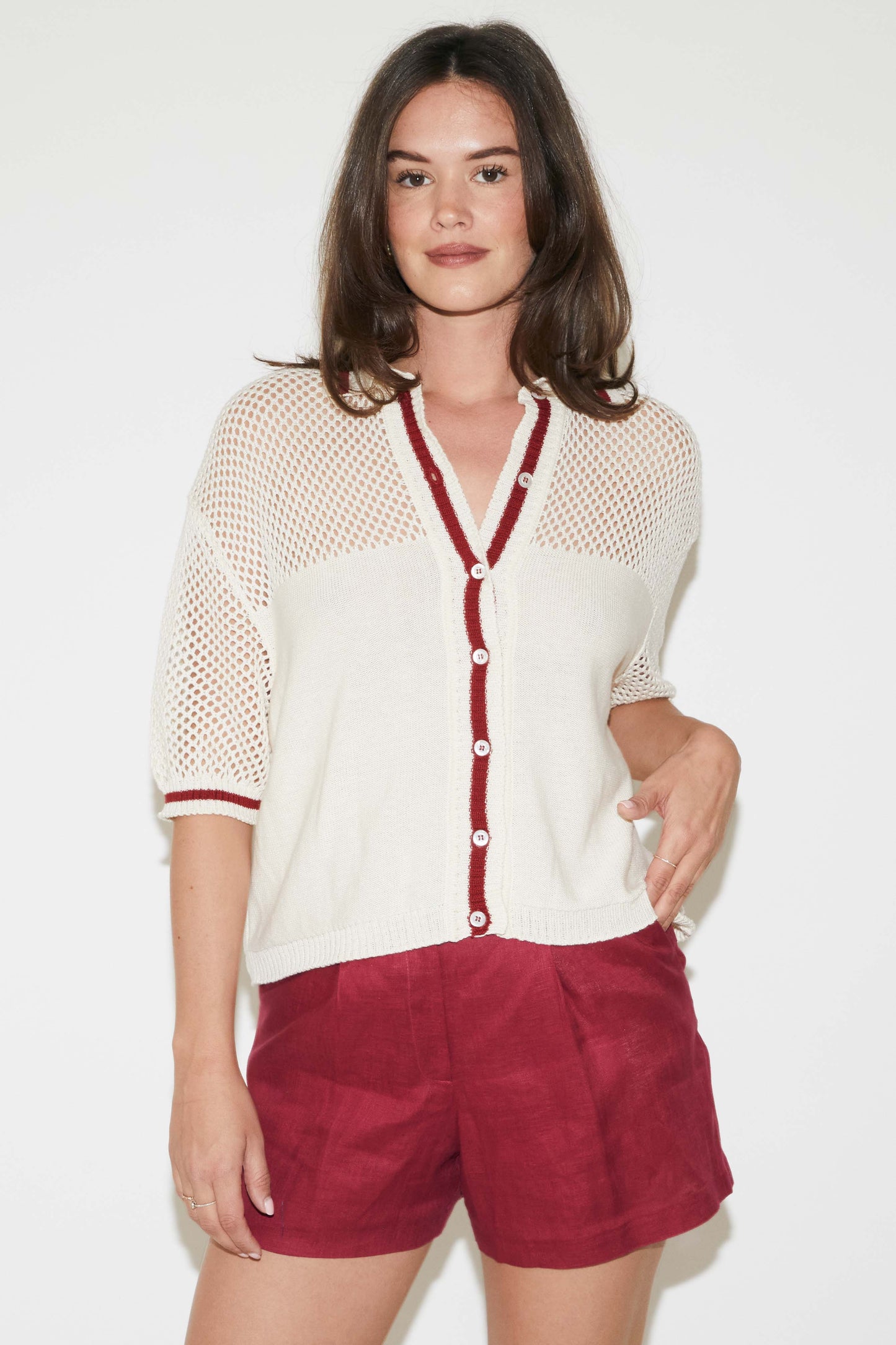 RE/BORN Antwerp Cami trousers Vino
