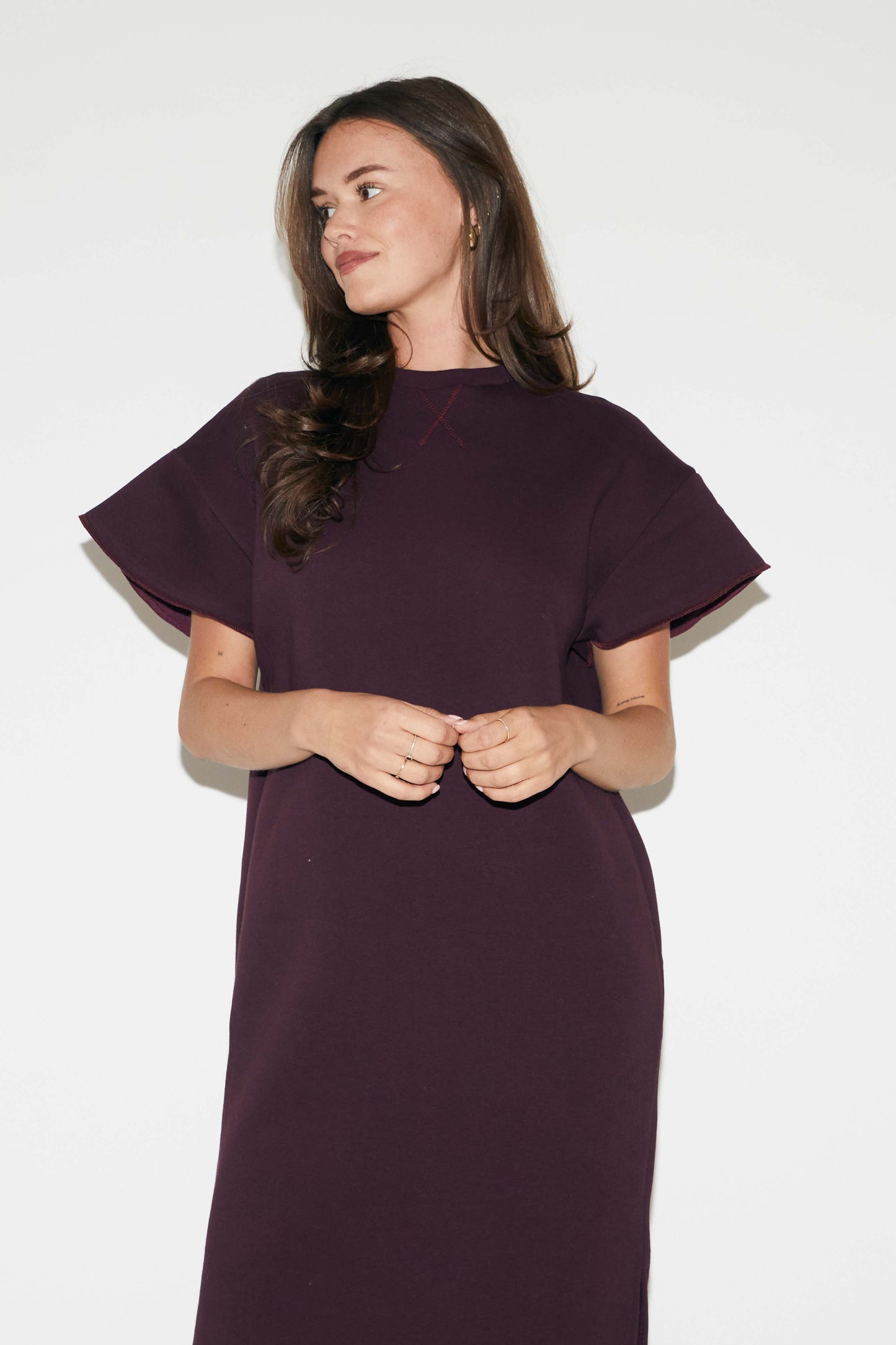 RE/BORN Antwerp Carla dress Vino