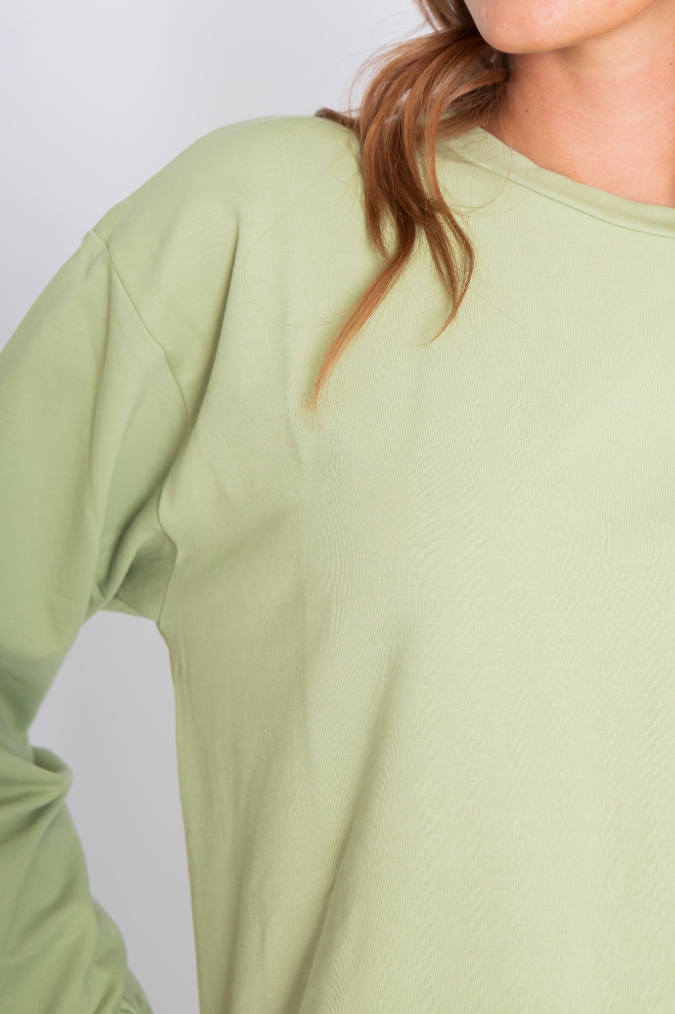 RE/BORN Antwerp Chloe sweater Olive