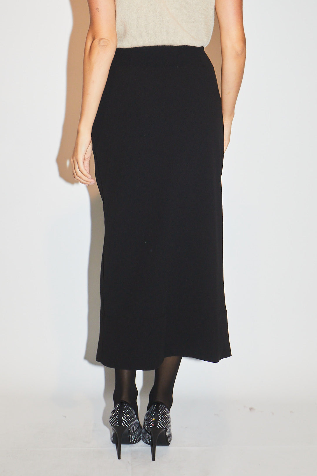 RE/BORN Antwerp Claudia skirt Black