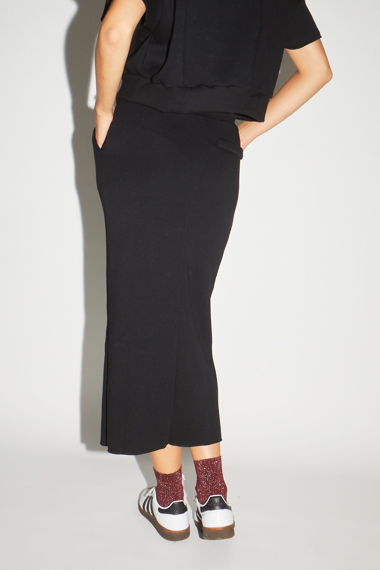 RE/BORN Antwerp Estelle skirt Black