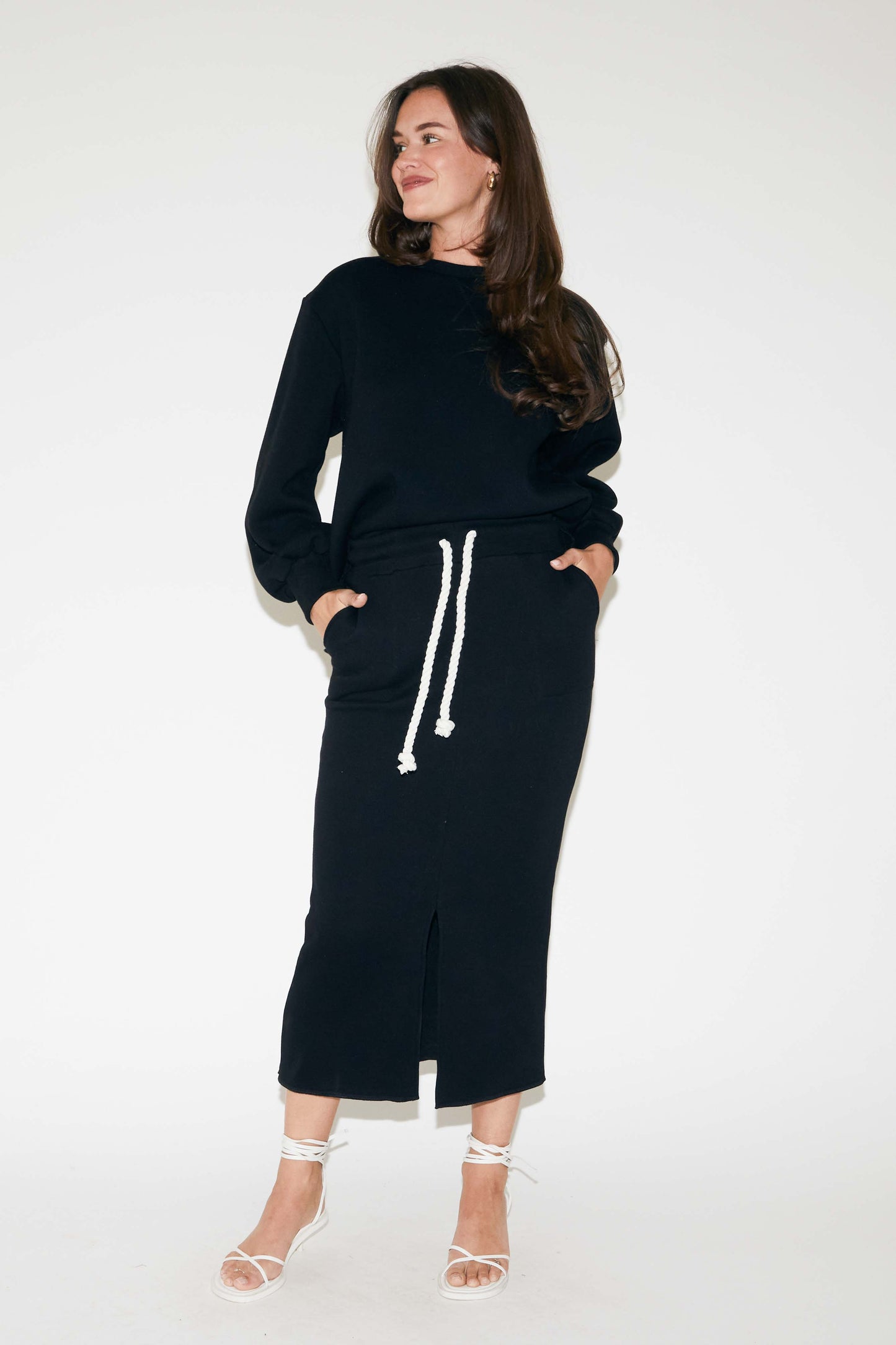 RE/BORN Antwerp Estelle skirt Black
