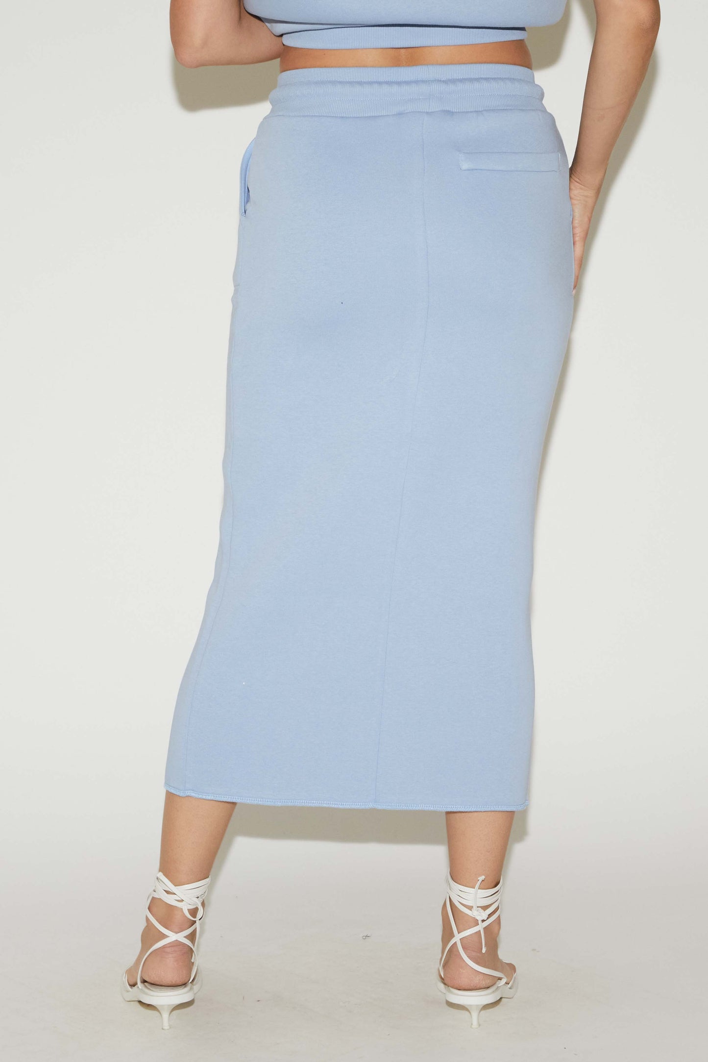 RE/BORN Antwerp Estelle skirt Light Blue