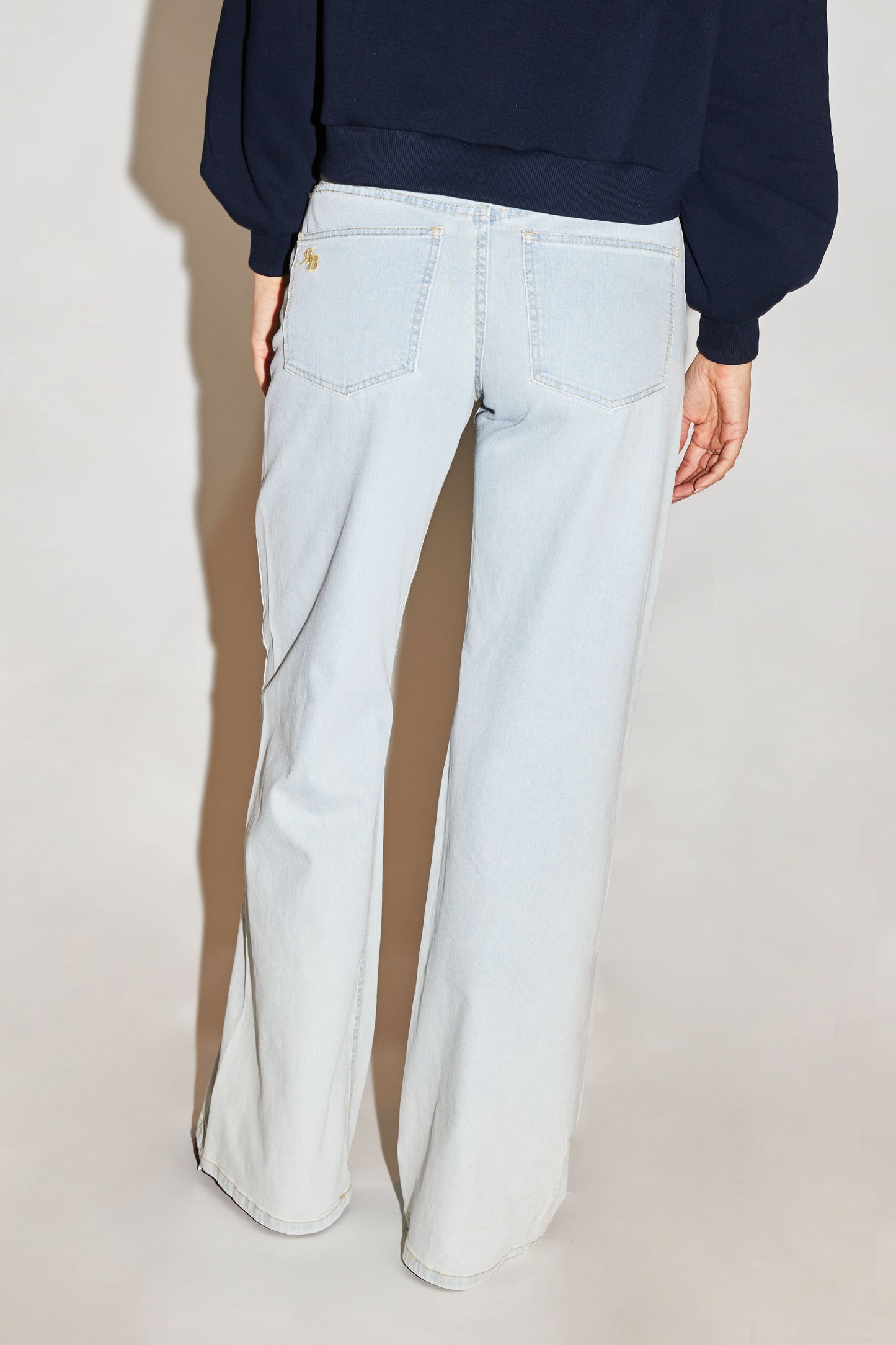 RE/BORN Antwerp Four Flair denim Light Wash