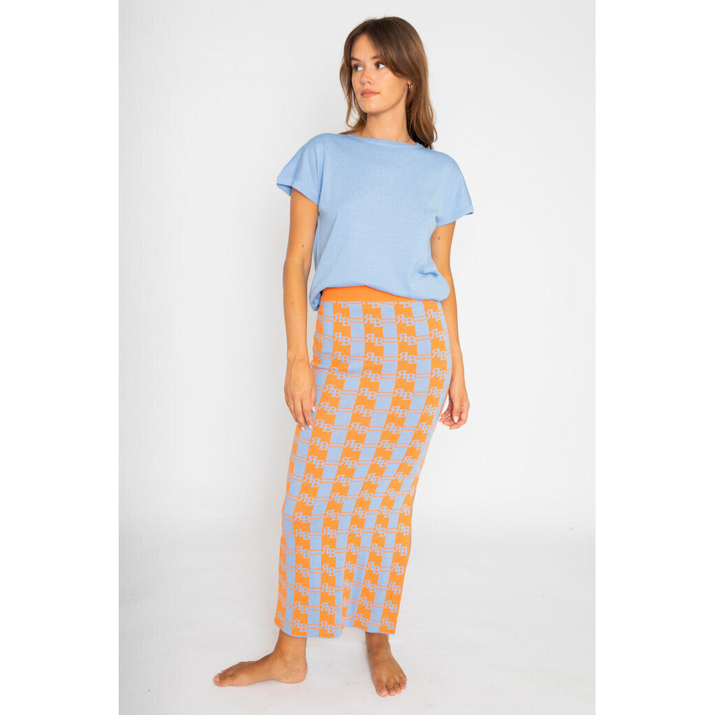 RE/BORN Antwerp Jane blouse/ top Cloud Blue