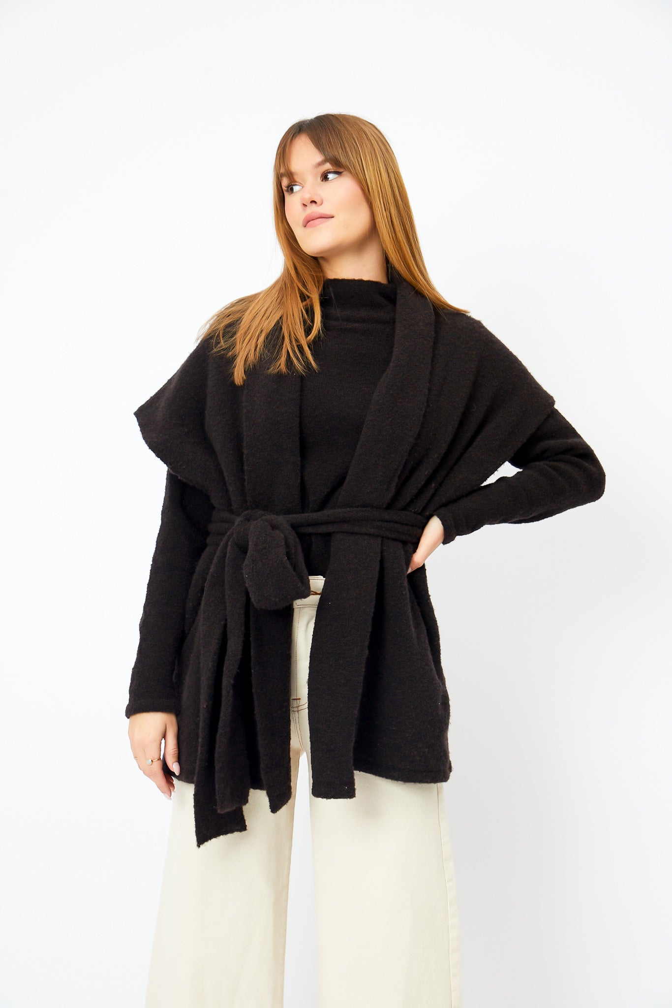 RE/BORN Antwerp Jill vest Chocolate