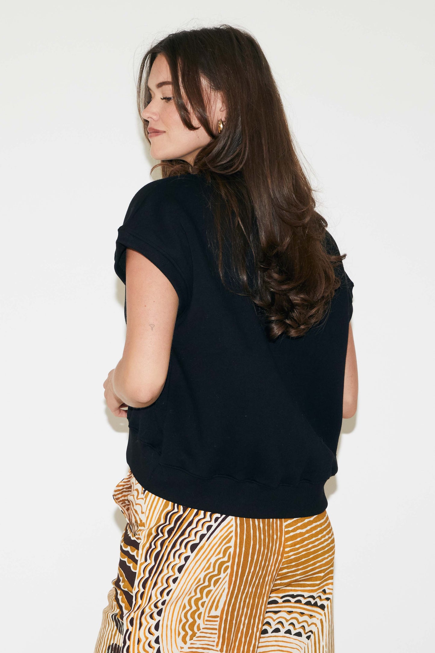 RE/BORN Antwerp Justine blouse/ top Black