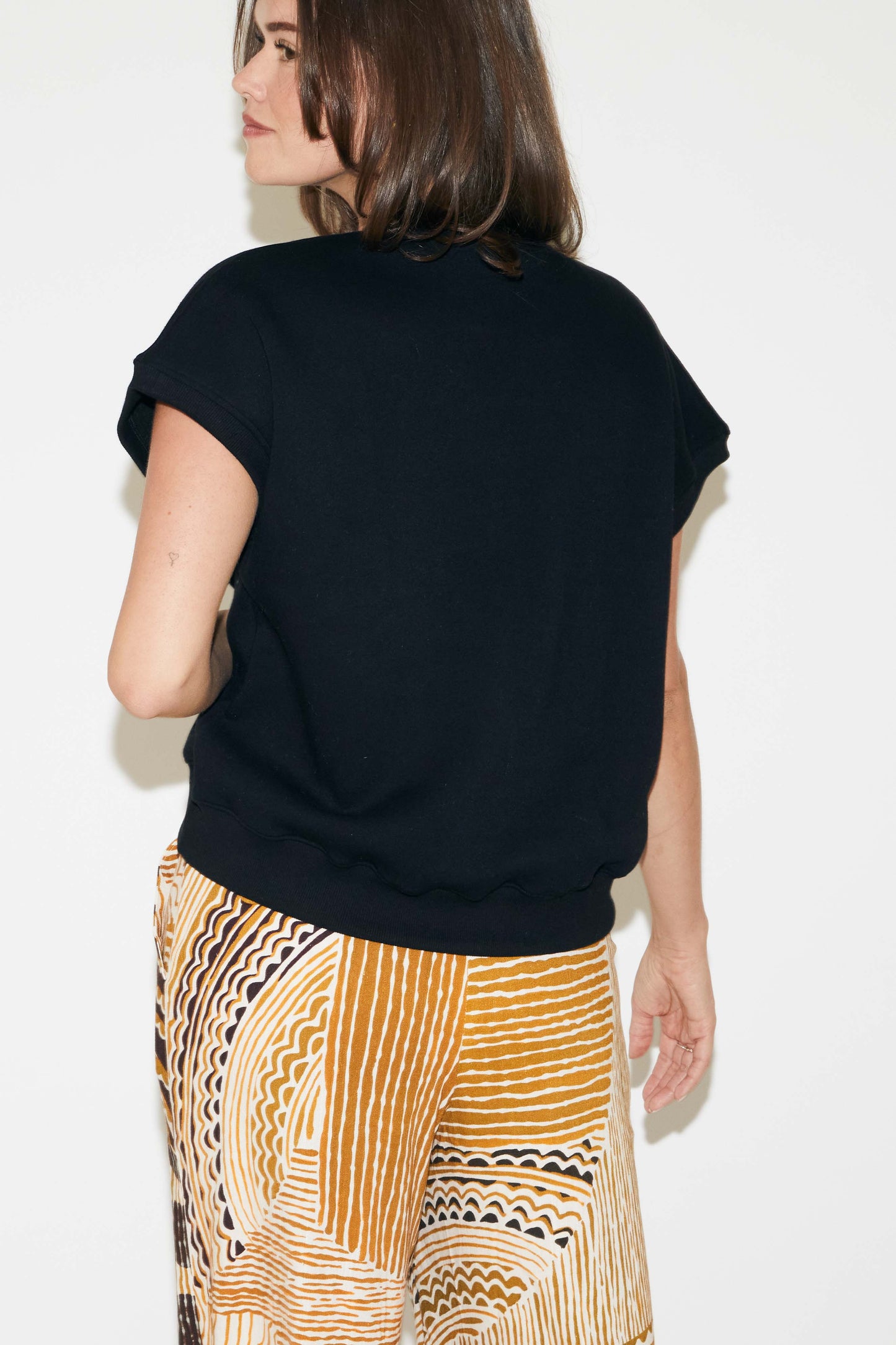RE/BORN Antwerp Justine blouse/ top Black