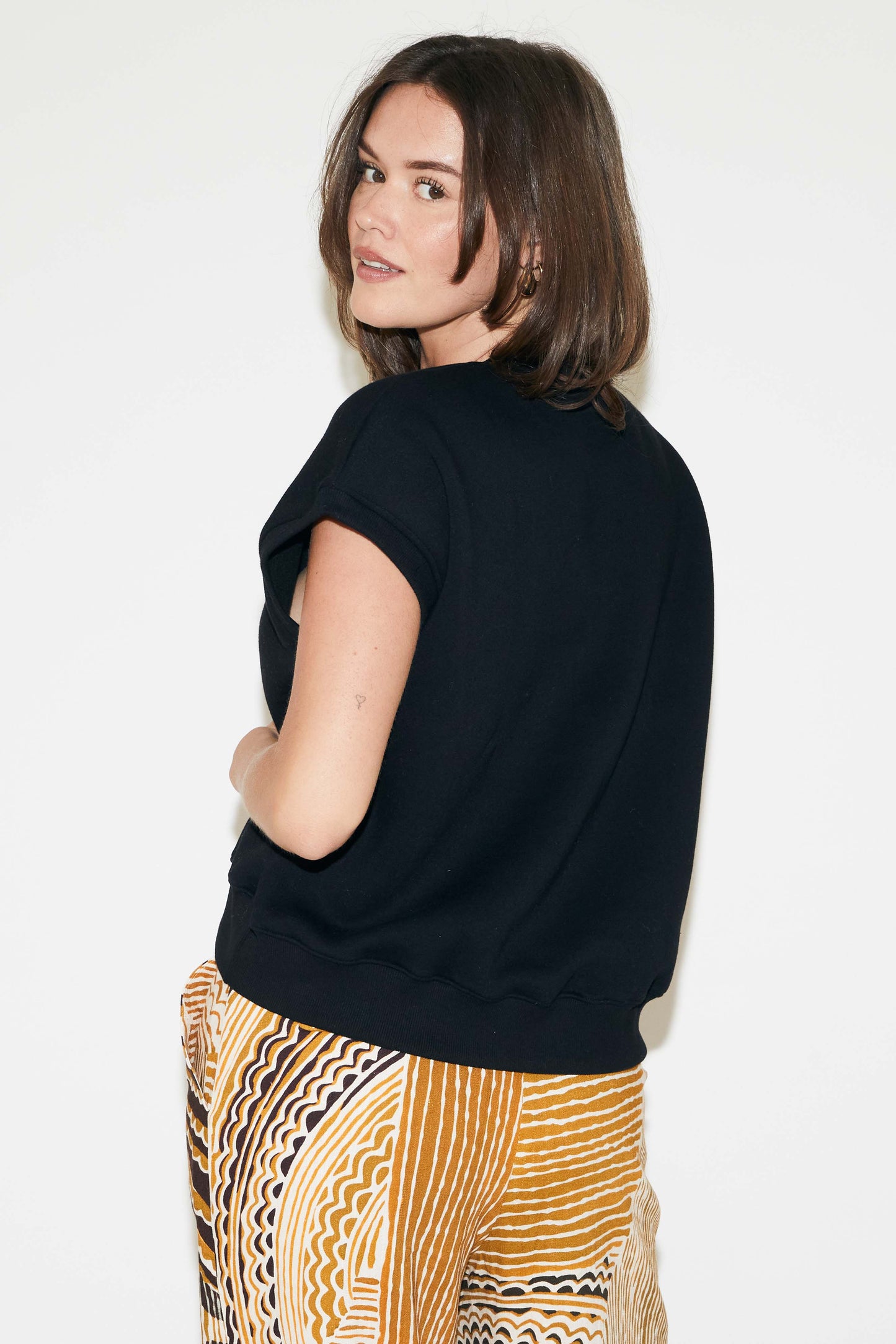 RE/BORN Antwerp Justine blouse/ top Black