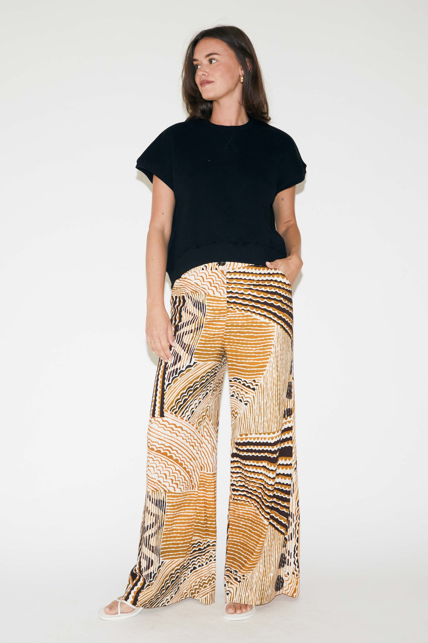 RE/BORN Antwerp Justine blouse/ top Black