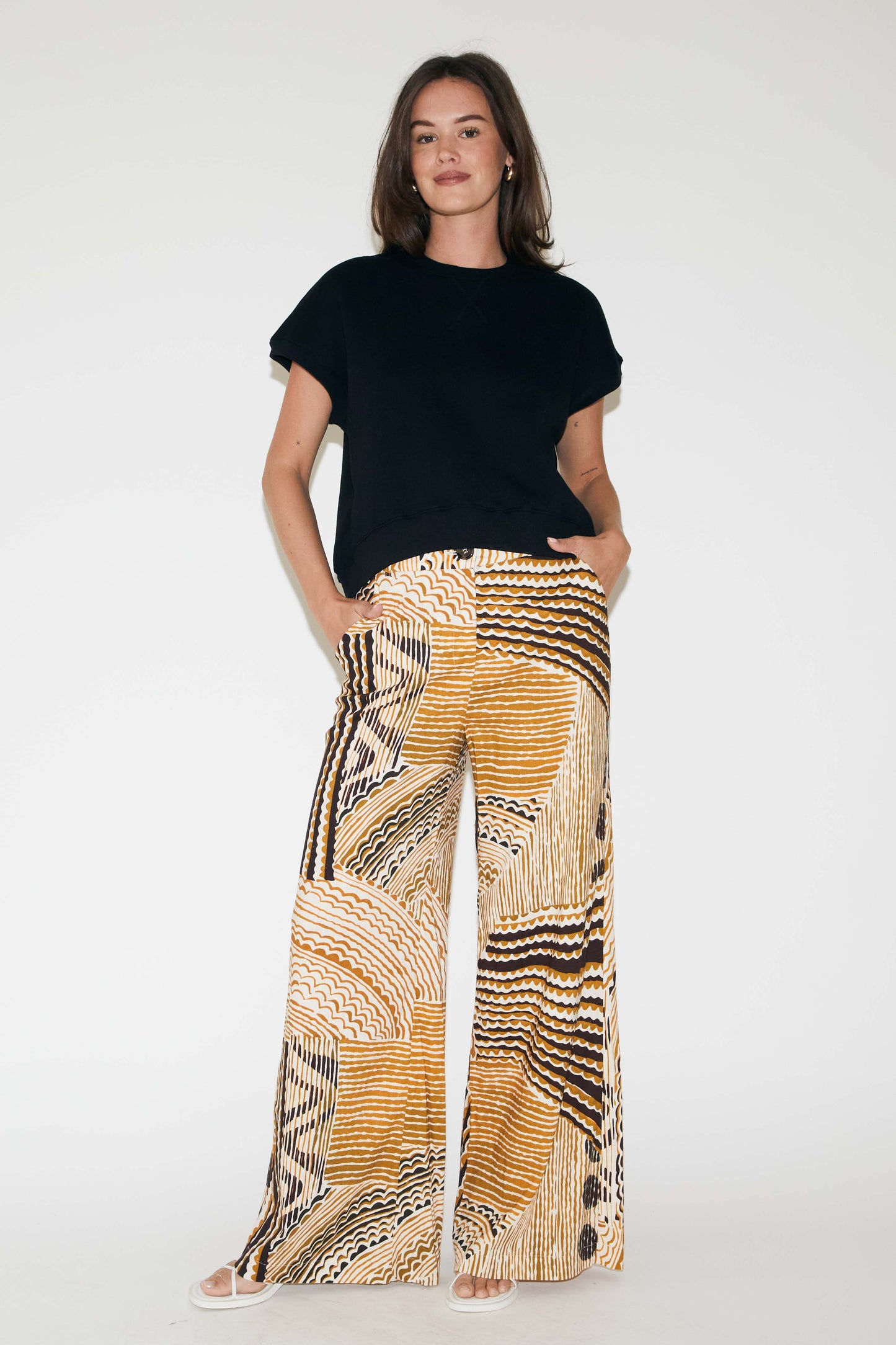 RE/BORN Antwerp Justine blouse/ top Black