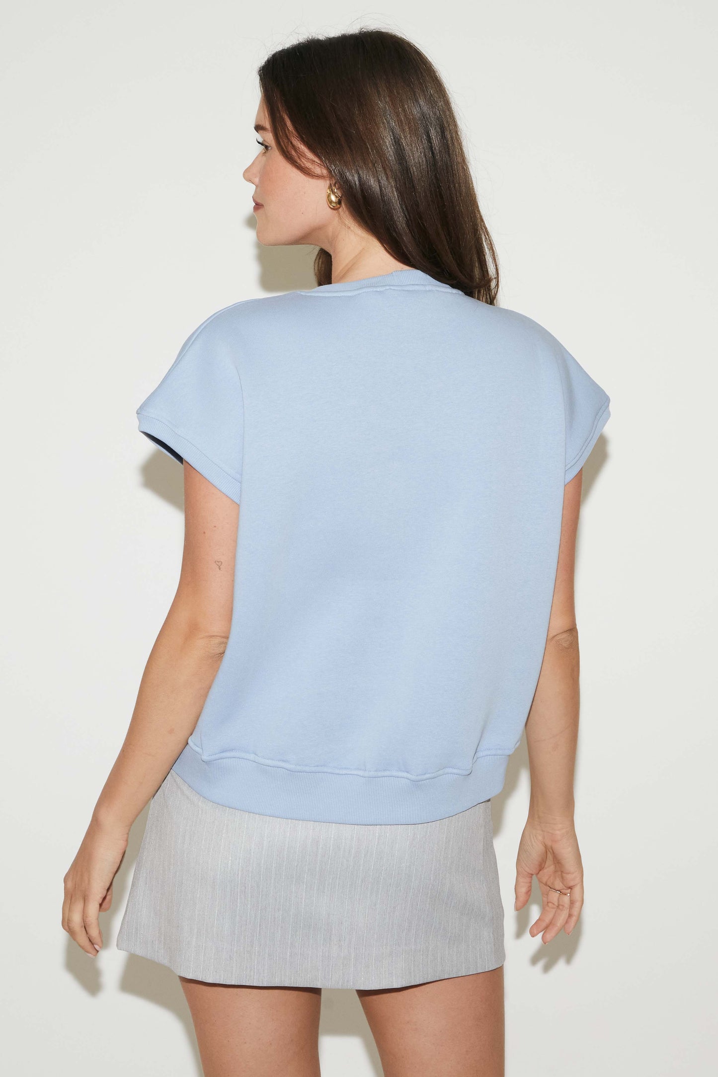 RE/BORN Antwerp Justine blouse/ top Light Blue
