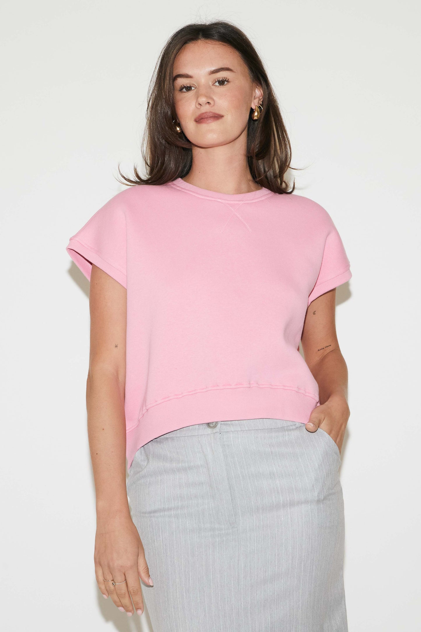 RE/BORN Antwerp Justine blouse/ top Rose