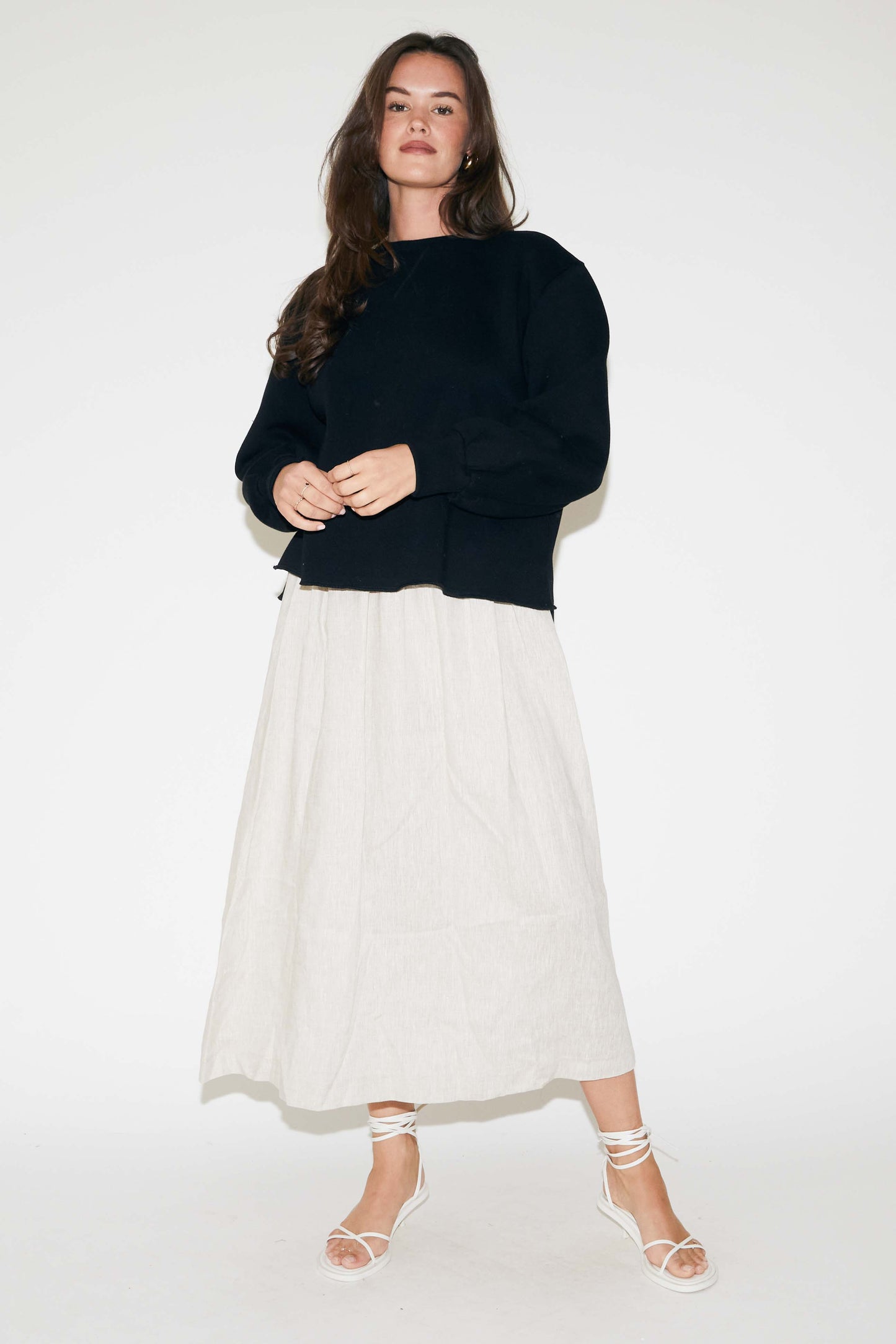 RE/BORN Antwerp Kai sweater Black