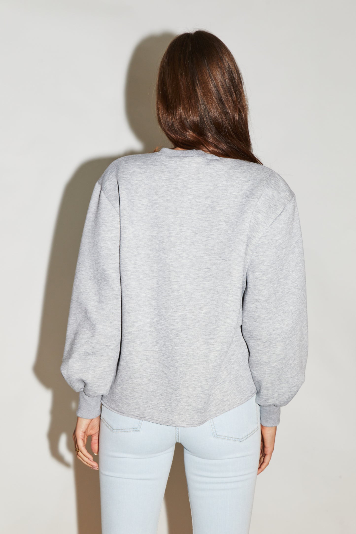 RE/BORN Antwerp Kai sweater Gray Melange