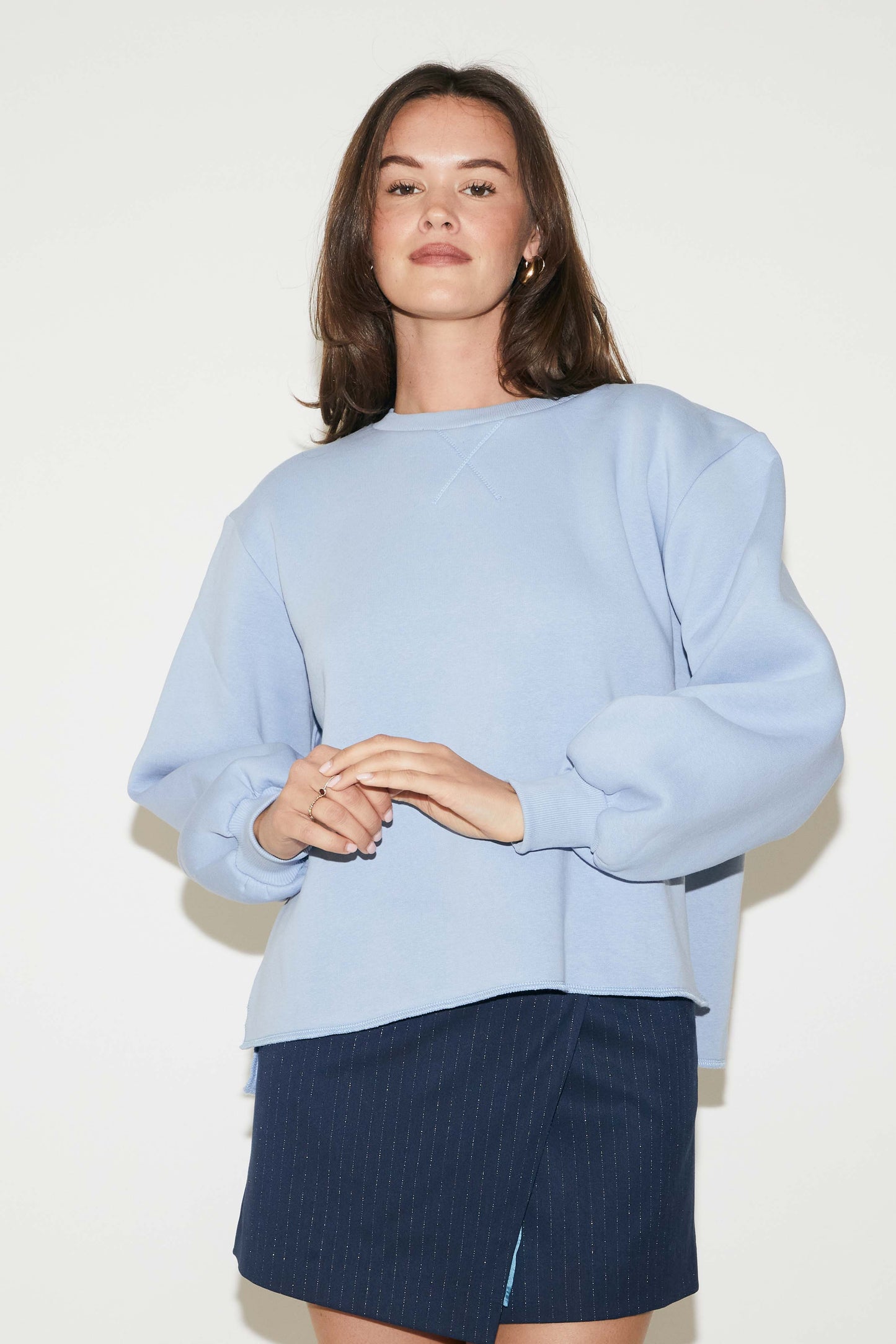 RE/BORN Antwerp Kai sweater Light Blue