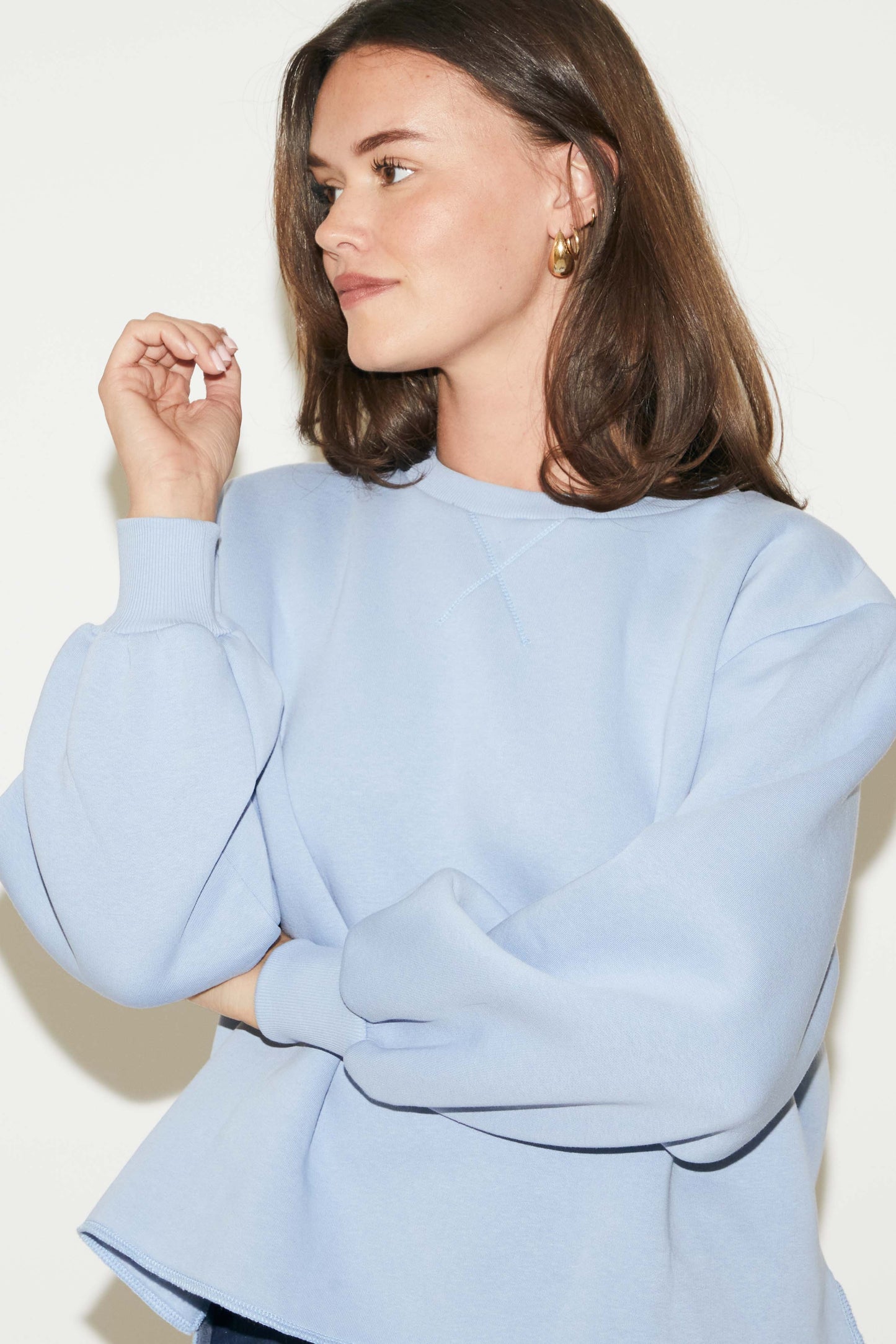RE/BORN Antwerp Kai sweater Light Blue