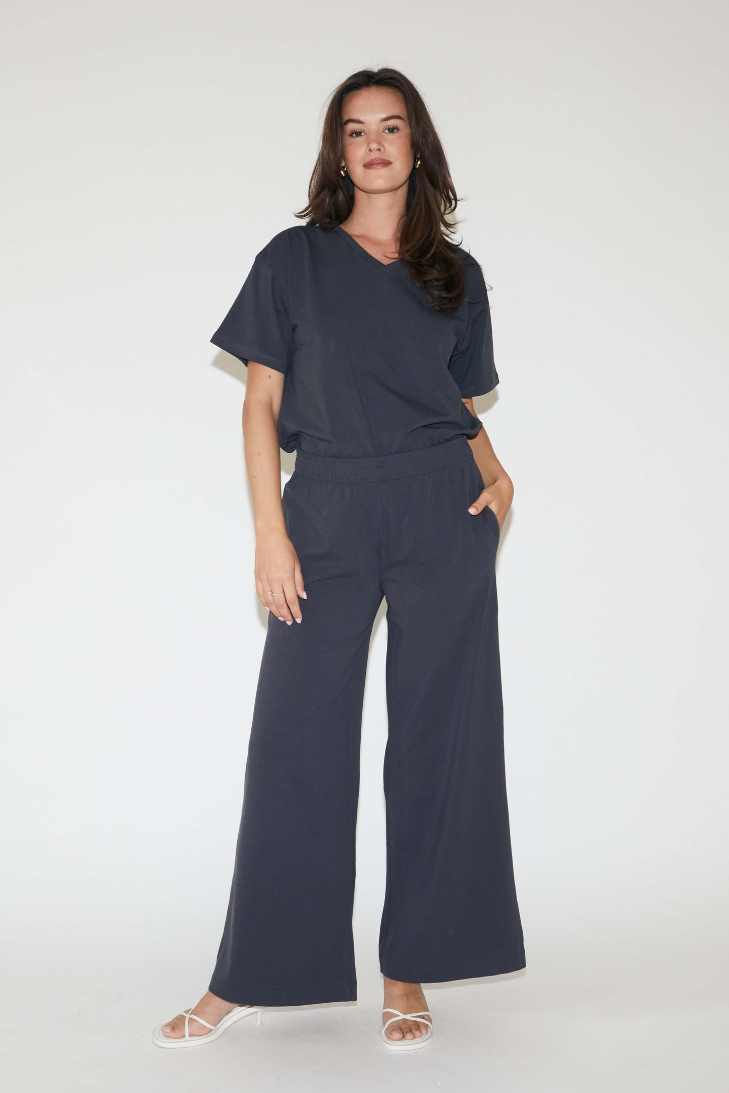 RE/BORN Antwerp Kate trousers Offblack