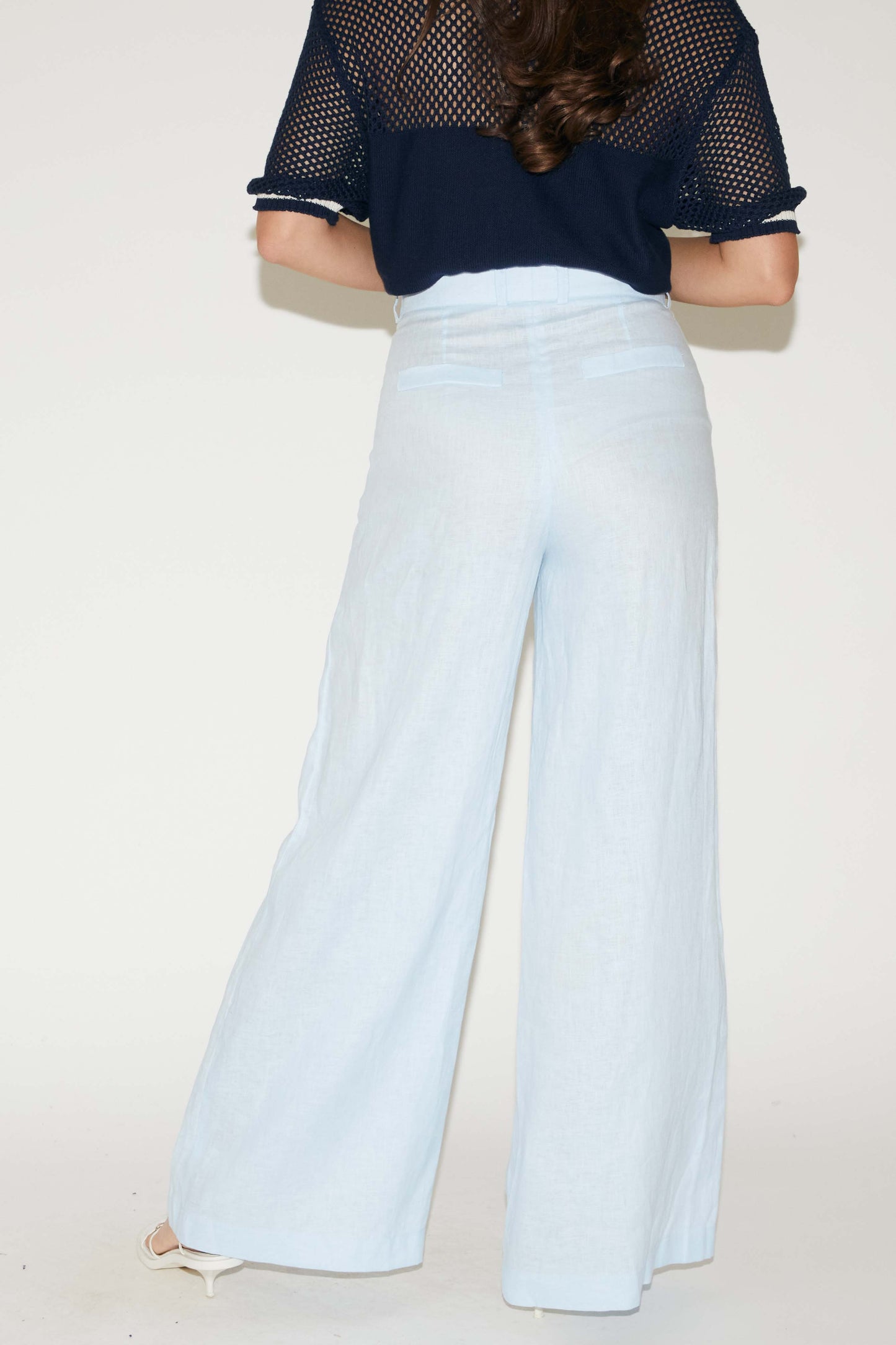 RE/BORN Antwerp Lana trousers Light Blue