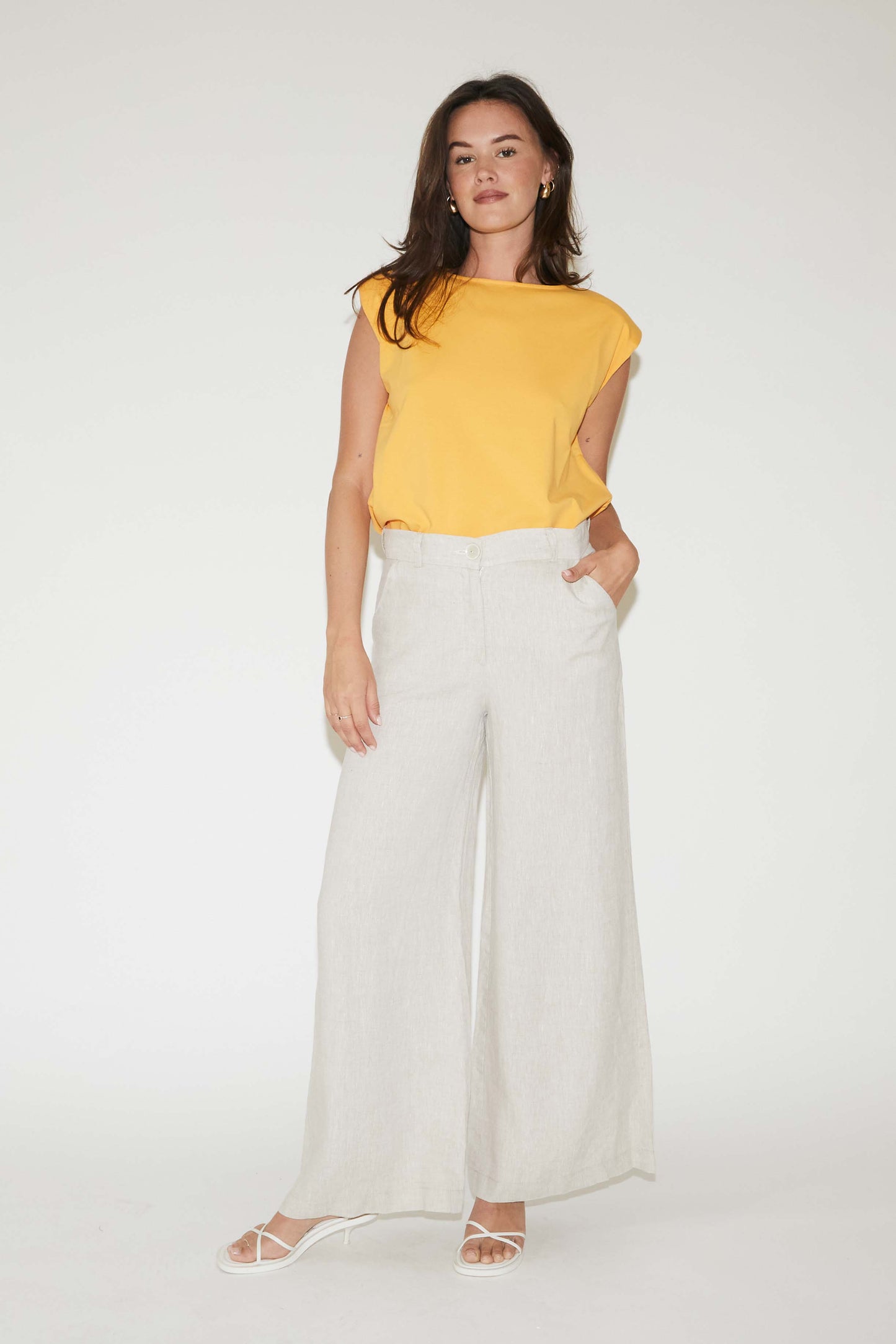 RE/BORN Antwerp Lana trousers Raw Linen