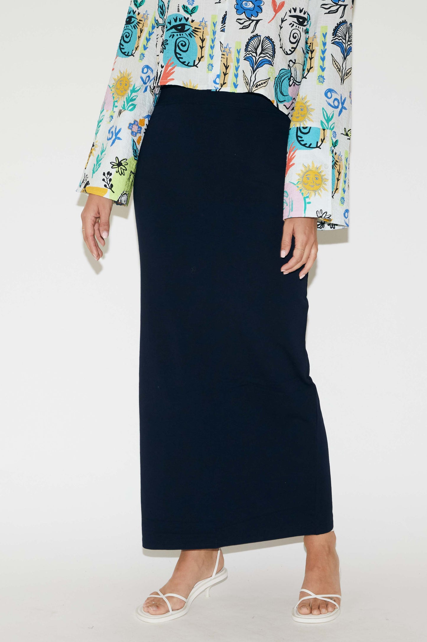 RE/BORN Antwerp Leah skirt Dark Blue