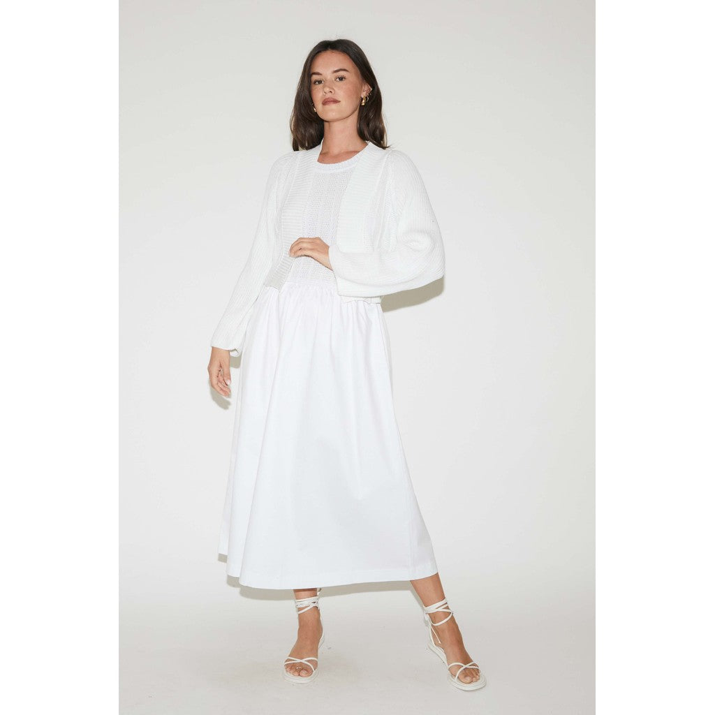 RE/BORN Antwerp Lilou vest White