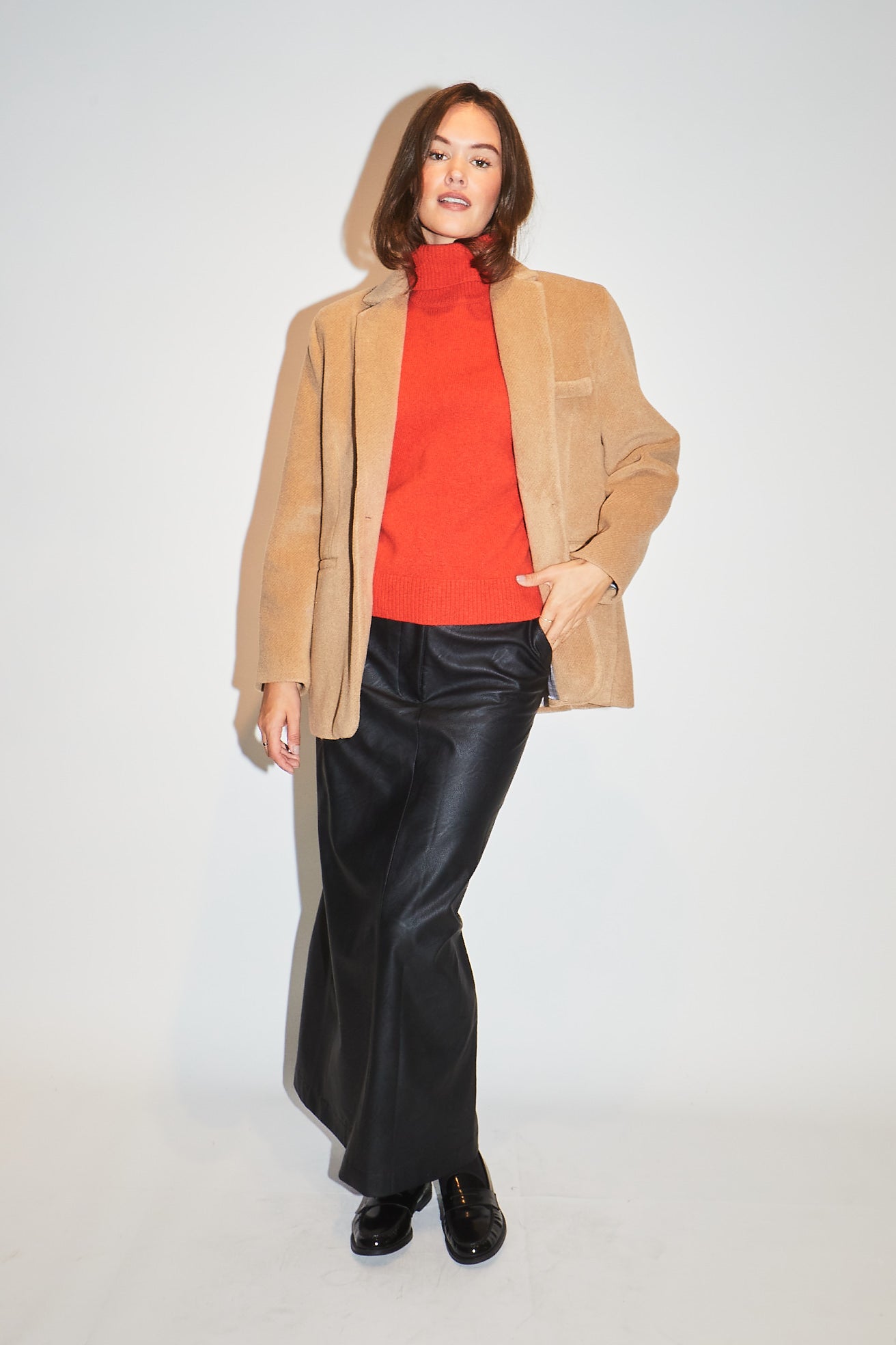 RE/BORN Antwerp Magda skirt Black