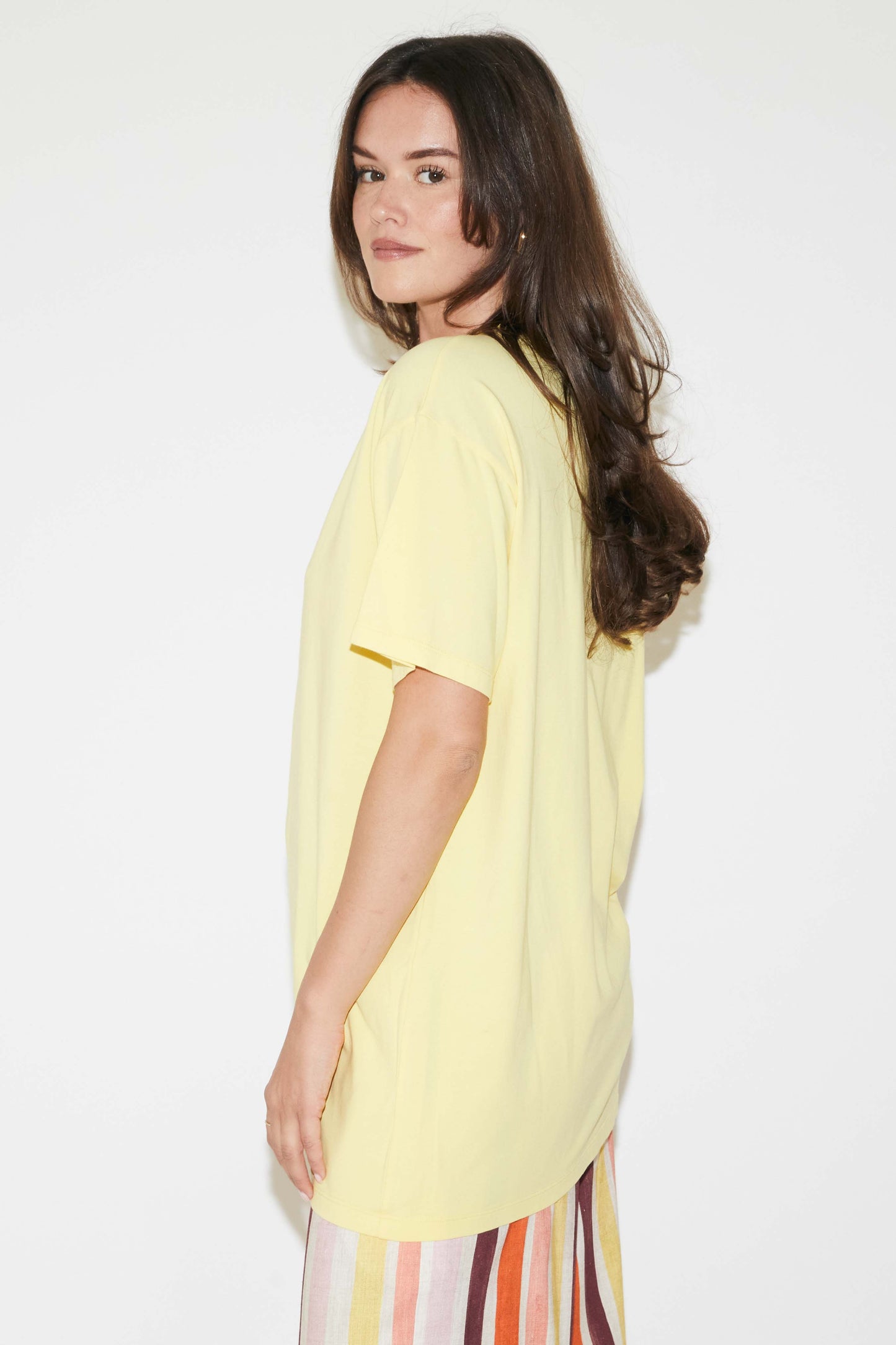RE/BORN Antwerp Amy t-shirt Soft Yellow