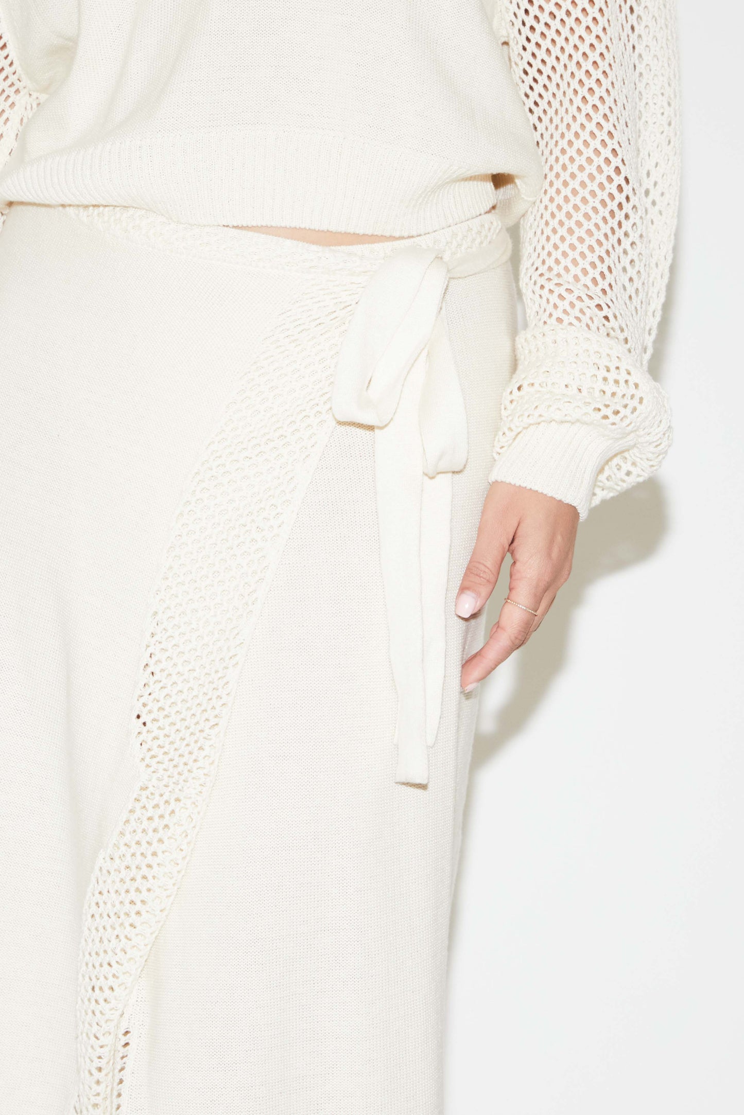 RE/BORN Antwerp May skirt Crème