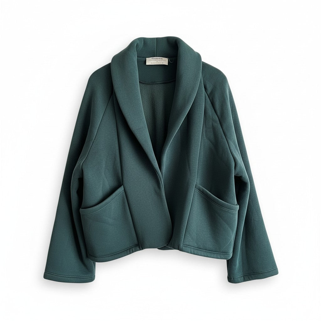 RE/BORN Antwerp Mette vest New Forest Green