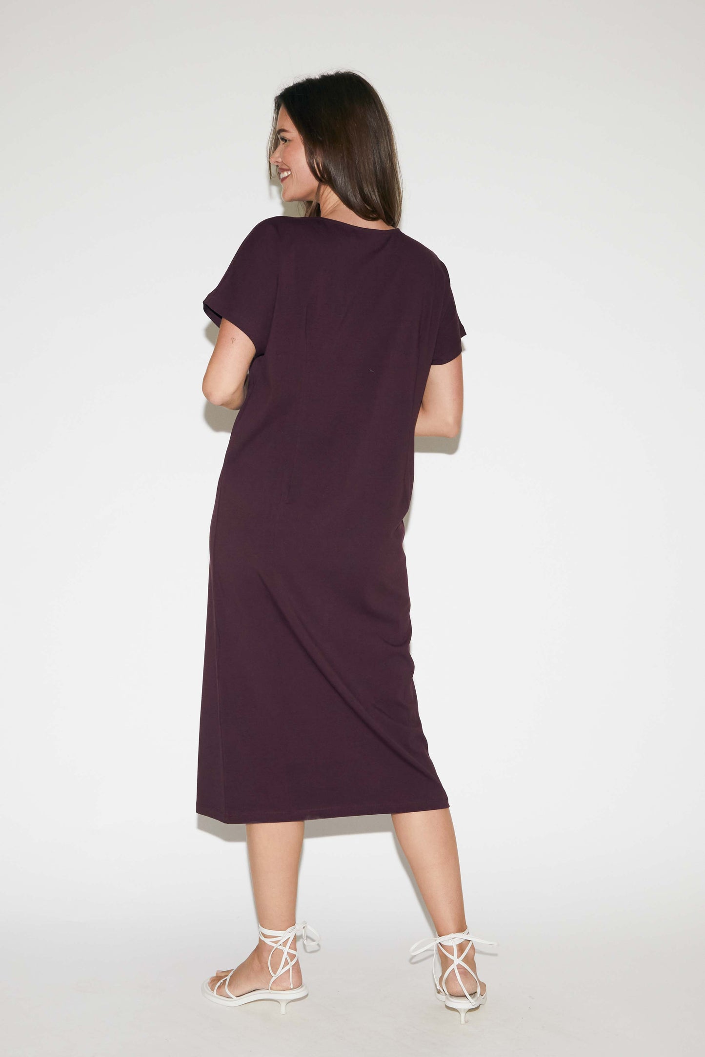 RE/BORN Antwerp Milou dress Vino