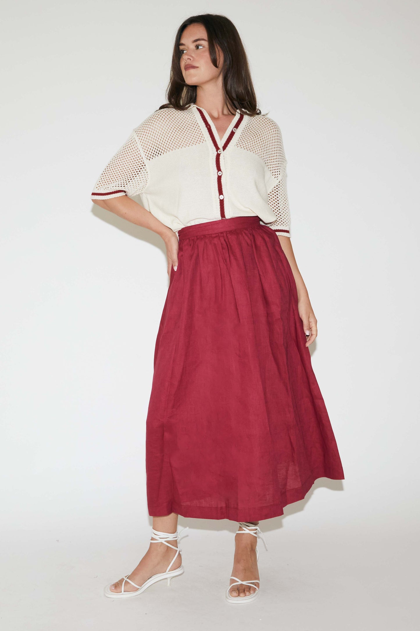 RE/BORN Antwerp Molly shirt Crème