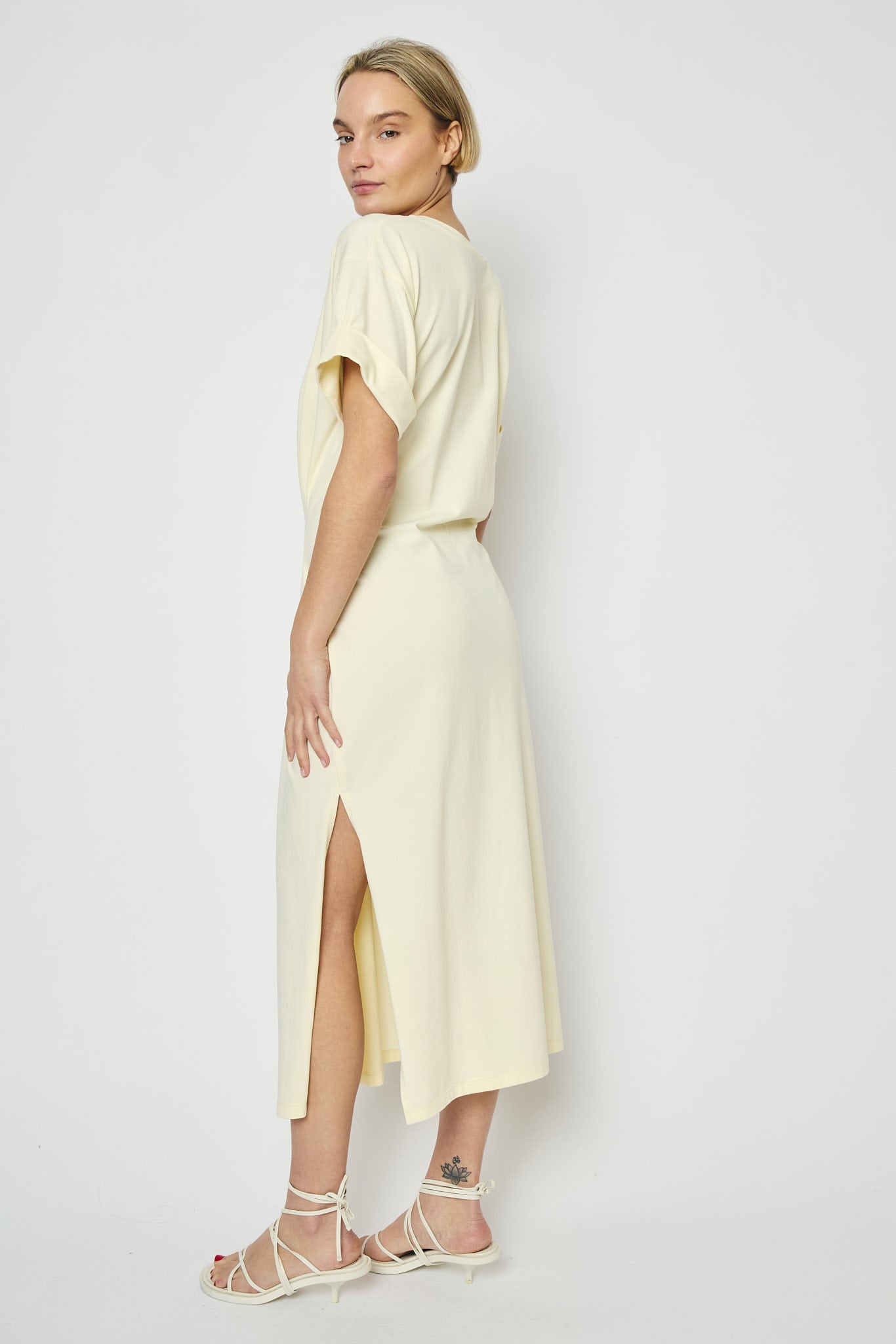 RE/BORN Antwerp Noëlle dress Butter