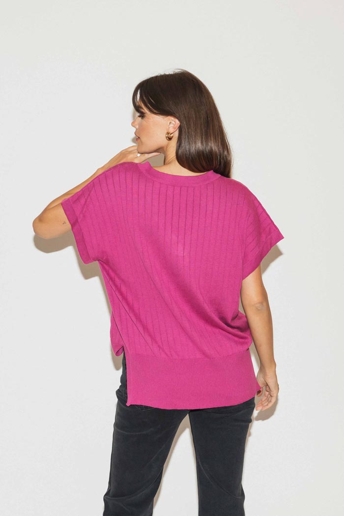 RE/BORN Antwerp Noor blouse/ top Berry
