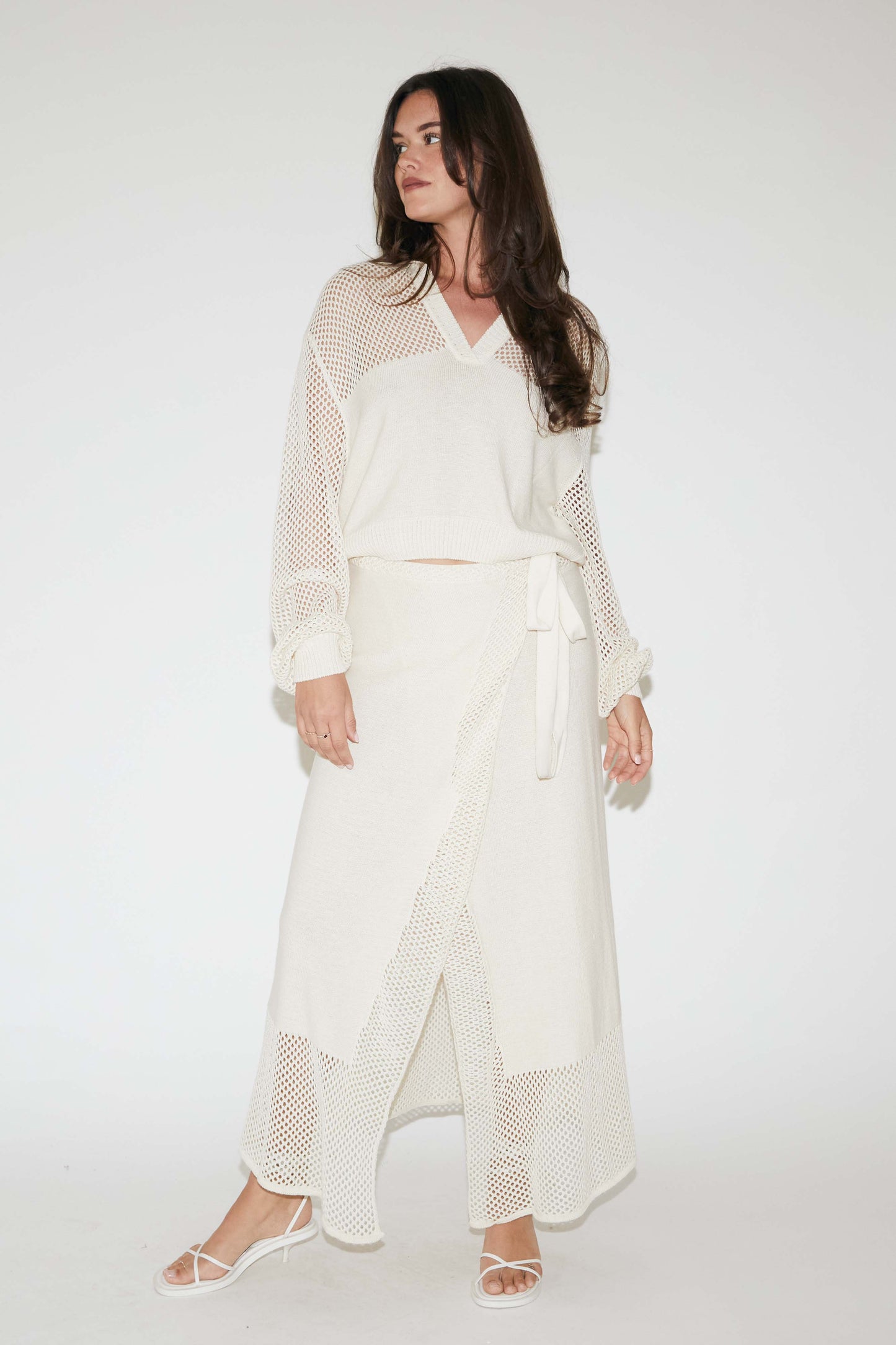 RE/BORN Antwerp Ona sweater Crème