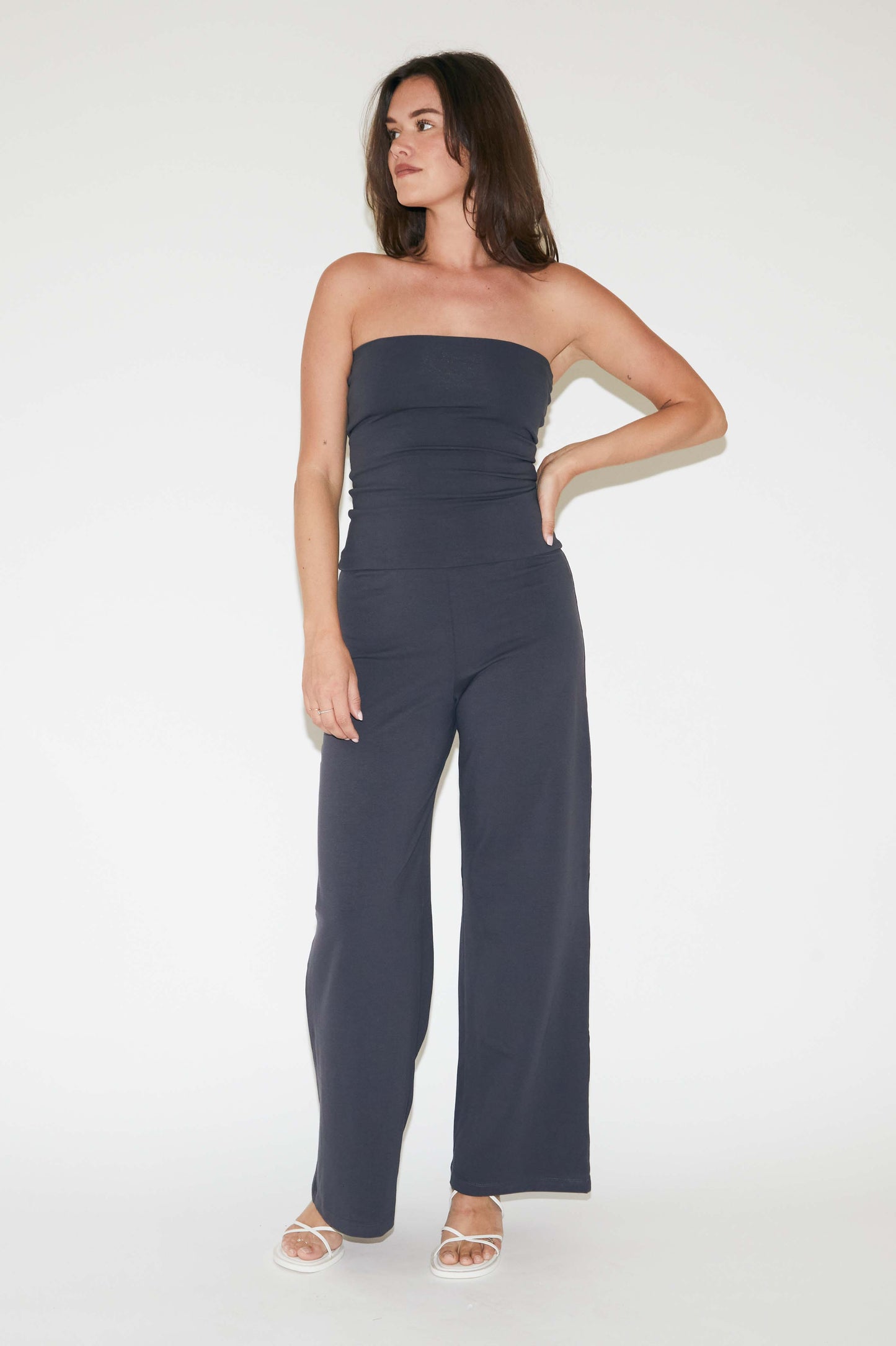 RE/BORN Antwerp Oscar trousers Offblack
