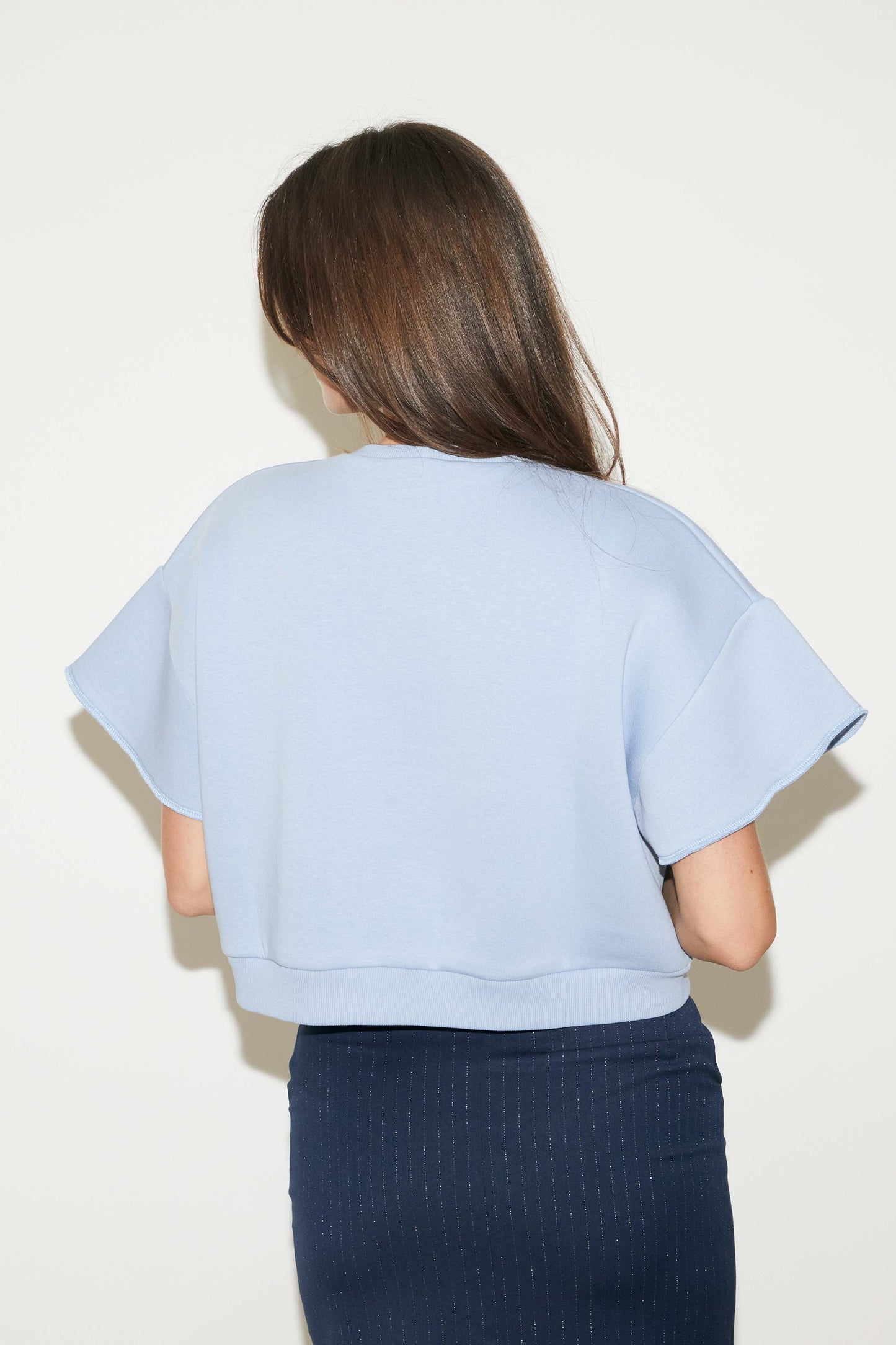 RE/BORN Antwerp Raffaëlla sweater Light Blue