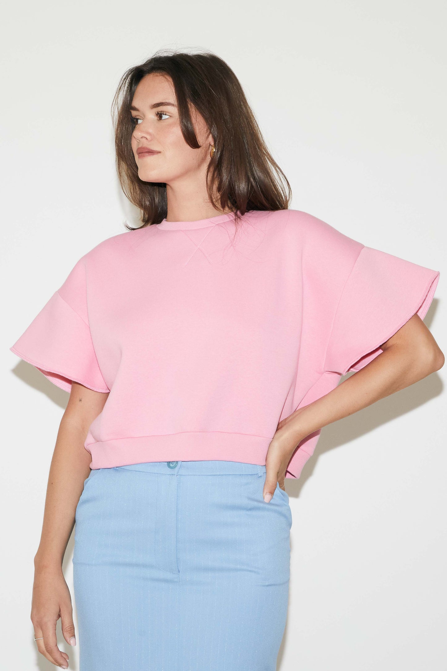 RE/BORN Antwerp Raffaëlla sweater Rose