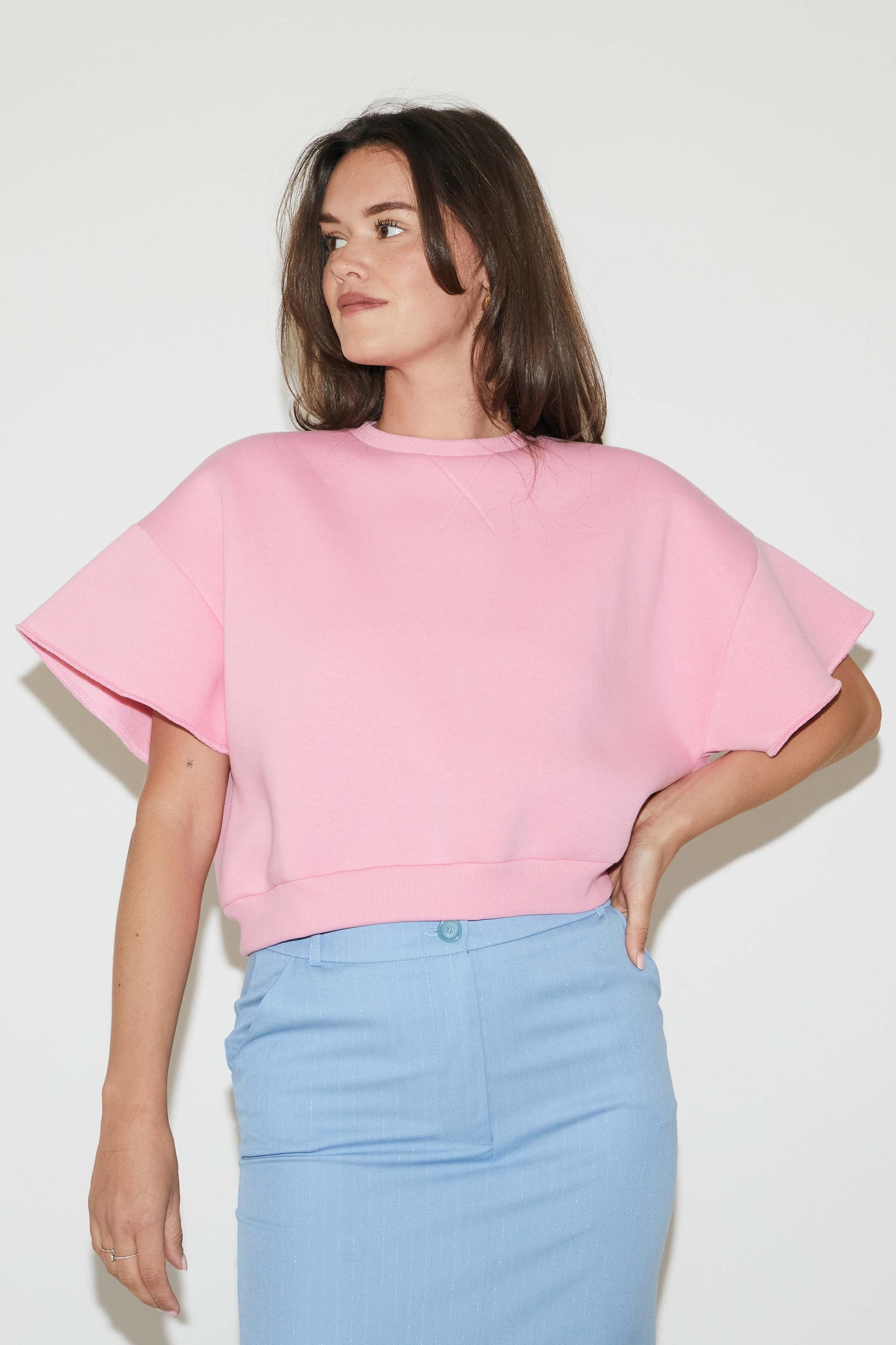 RE/BORN Antwerp Raffaëlla sweater Rose