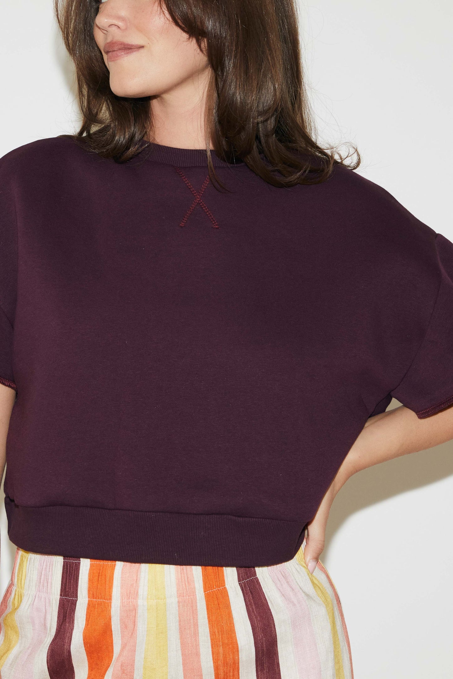 RE/BORN Antwerp Raffaëlla sweater Vino