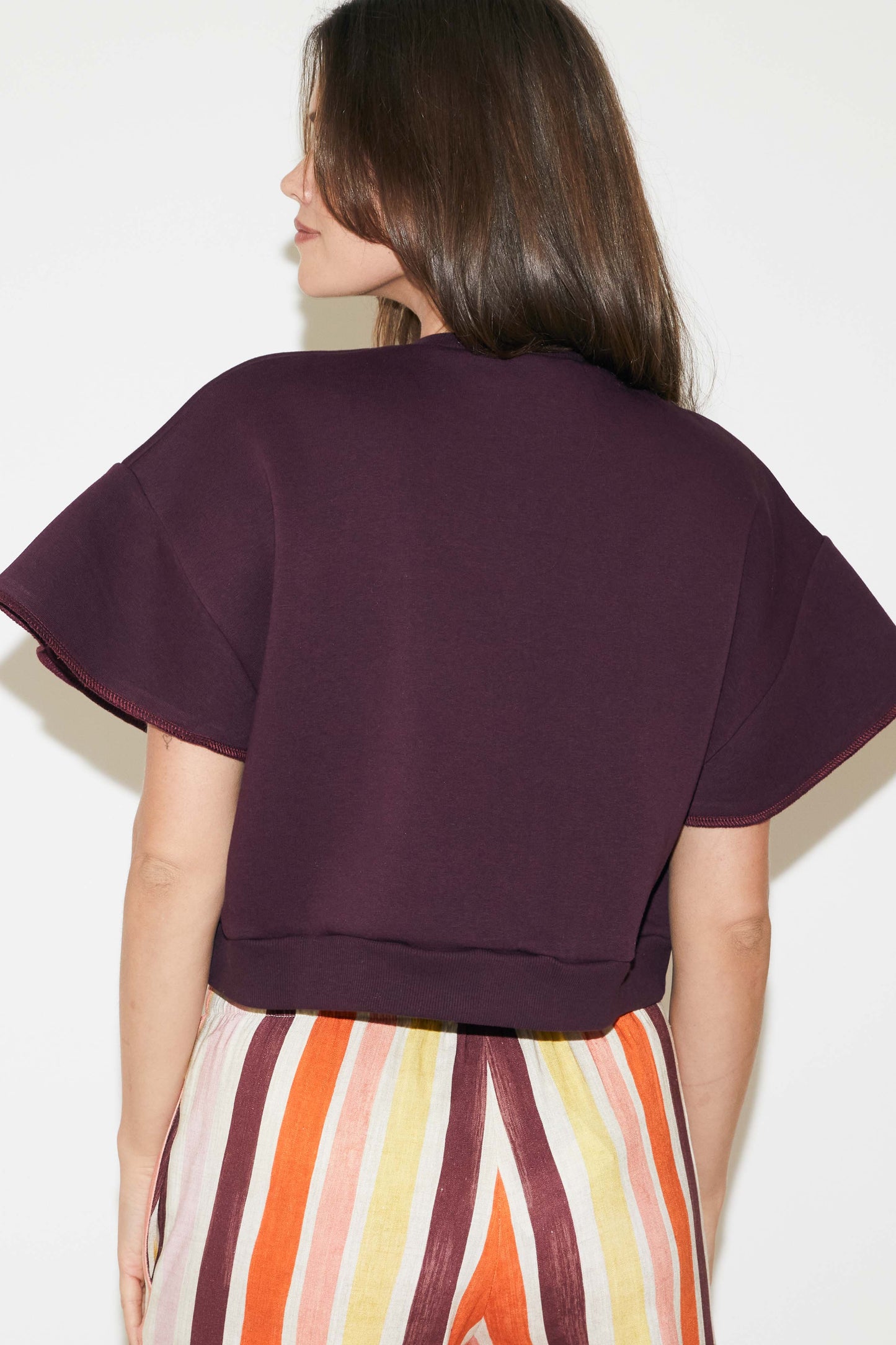 RE/BORN Antwerp Raffaëlla sweater Vino