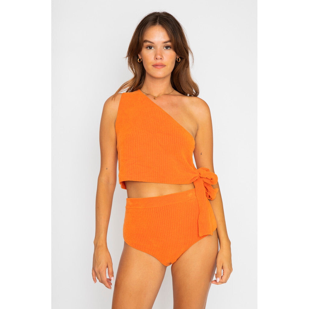 RE/BORN Antwerp Railey blouse/ top Orange