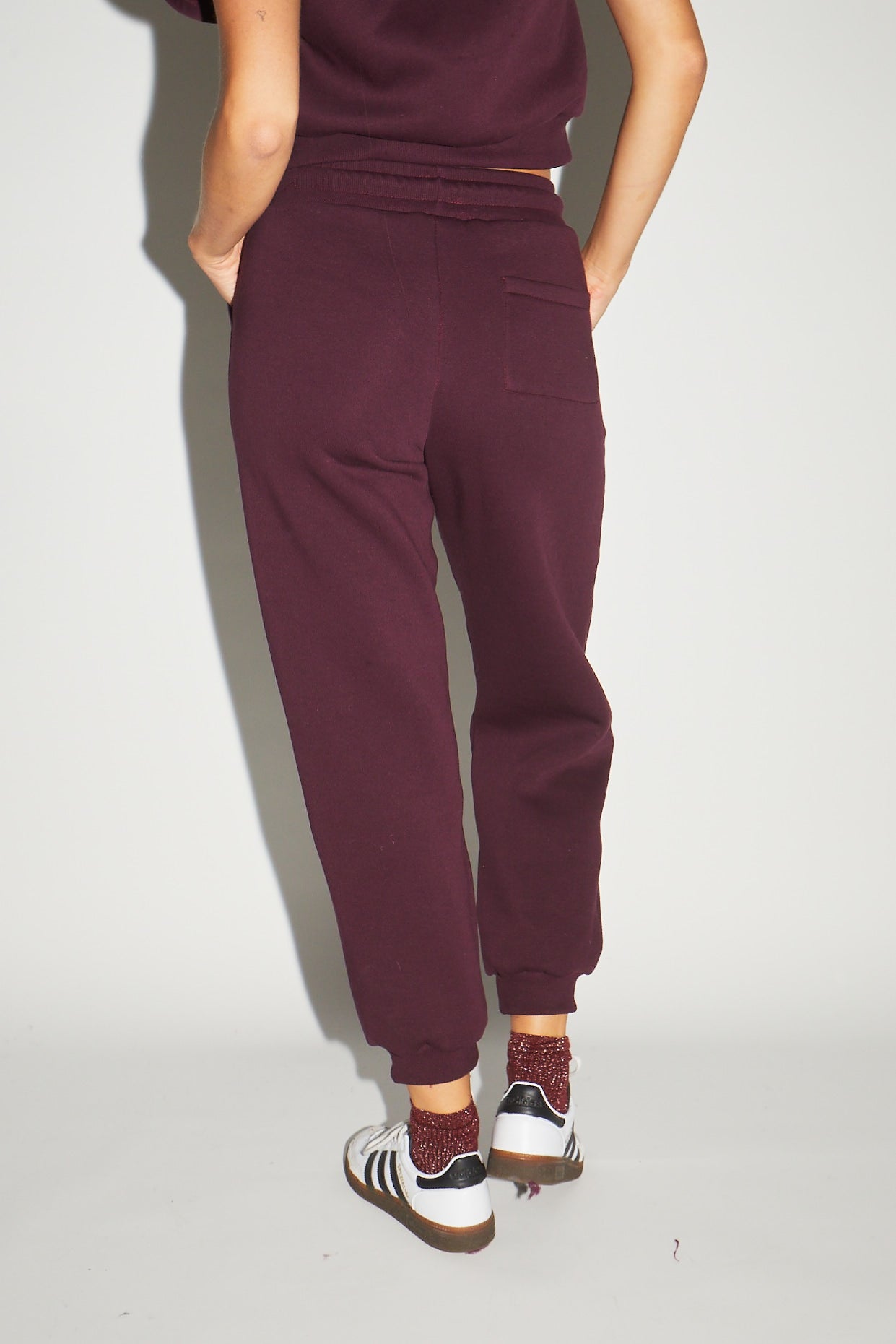 RE/BORN Antwerp Rosalia trousers Vino