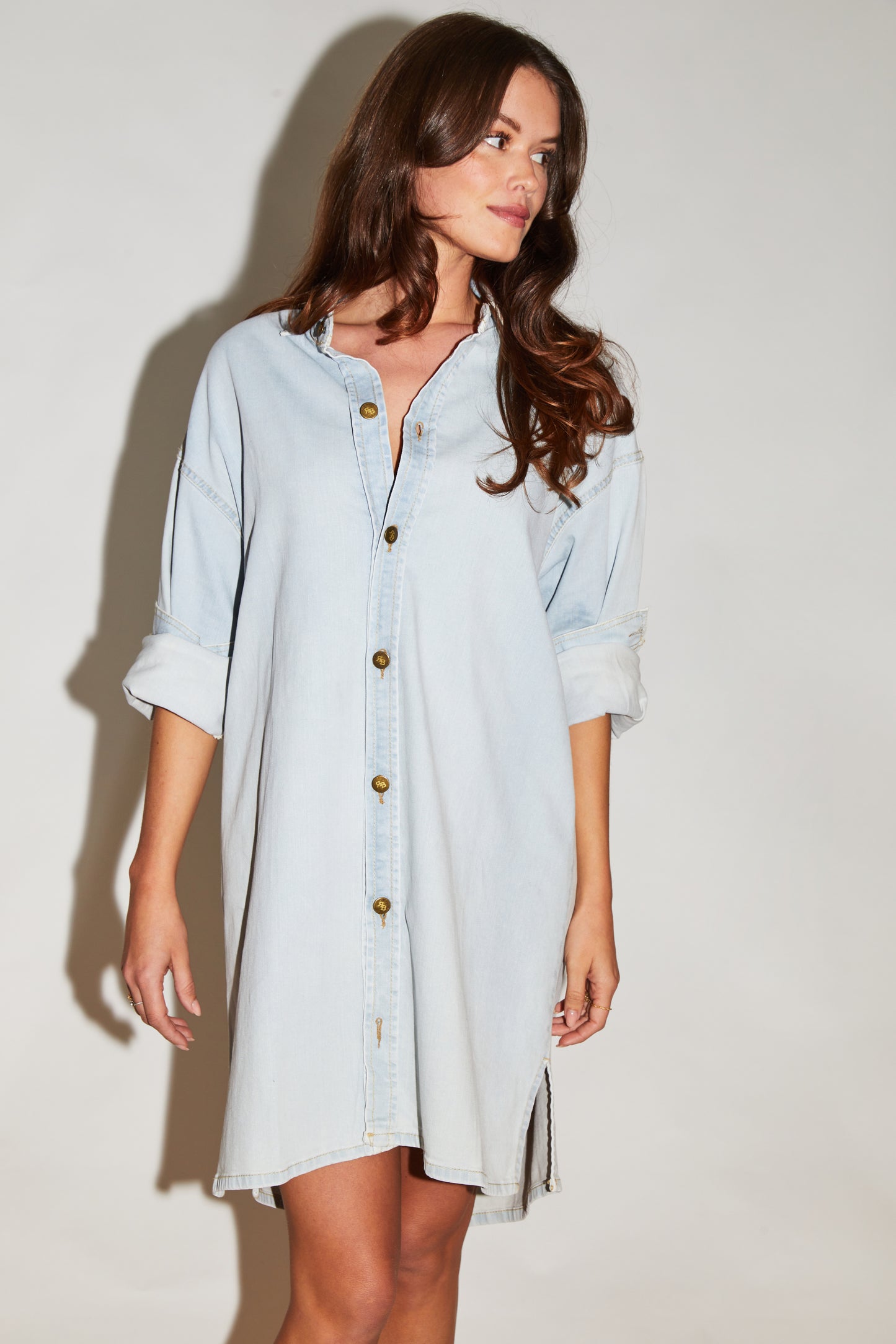 RE/BORN Antwerp Shirt Five denim Light Wash