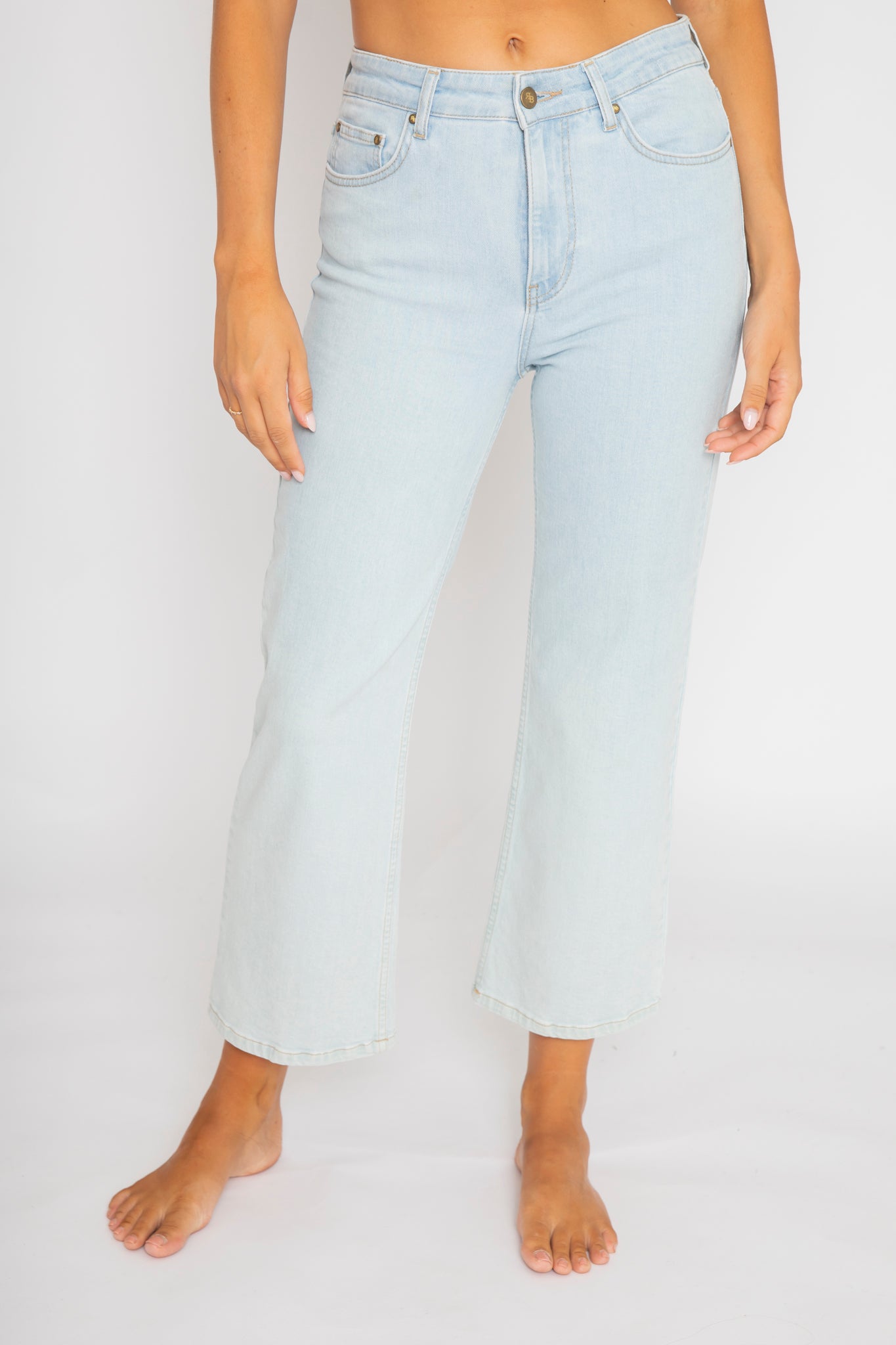 RE/BORN Antwerp Two Straight denim Light Wash